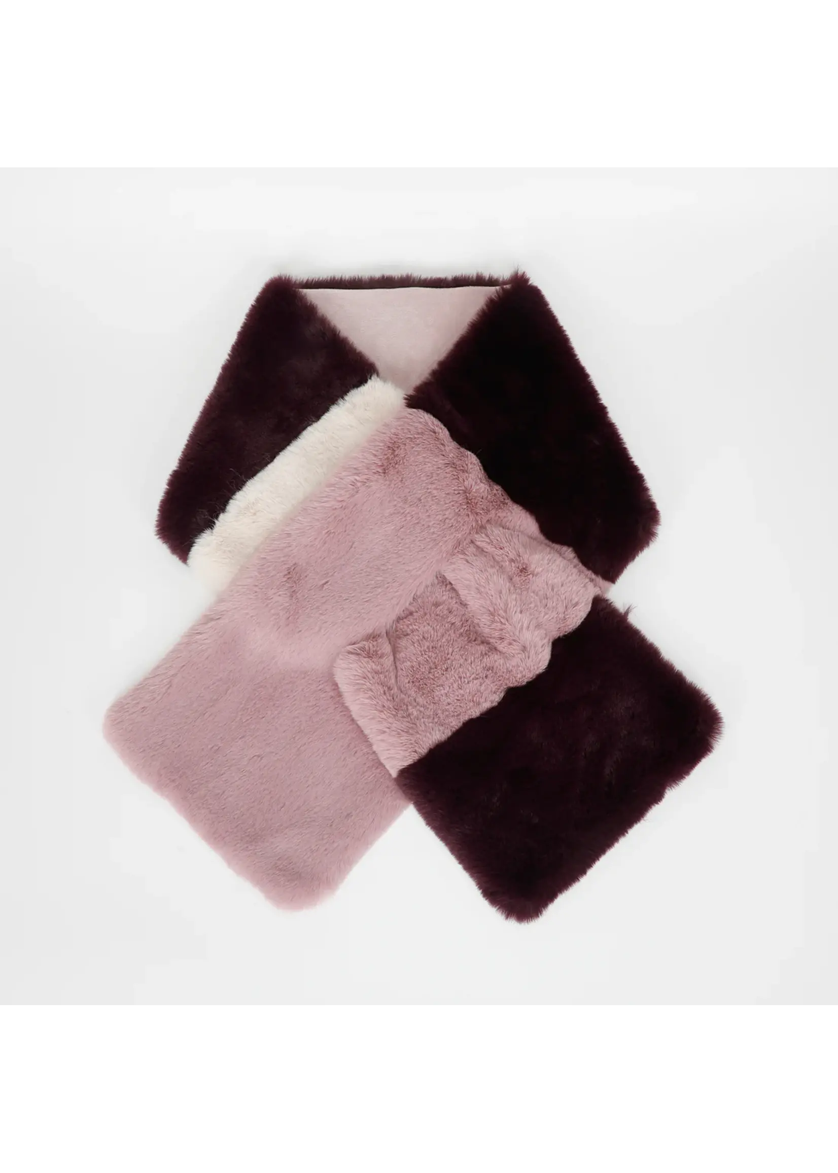 MIMI MUA SCARF PINK/BORDEAUX/PURPLE  XYAN-9267