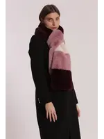 MIMI MUA SCARF PINK/BORDEAUX/PURPLE