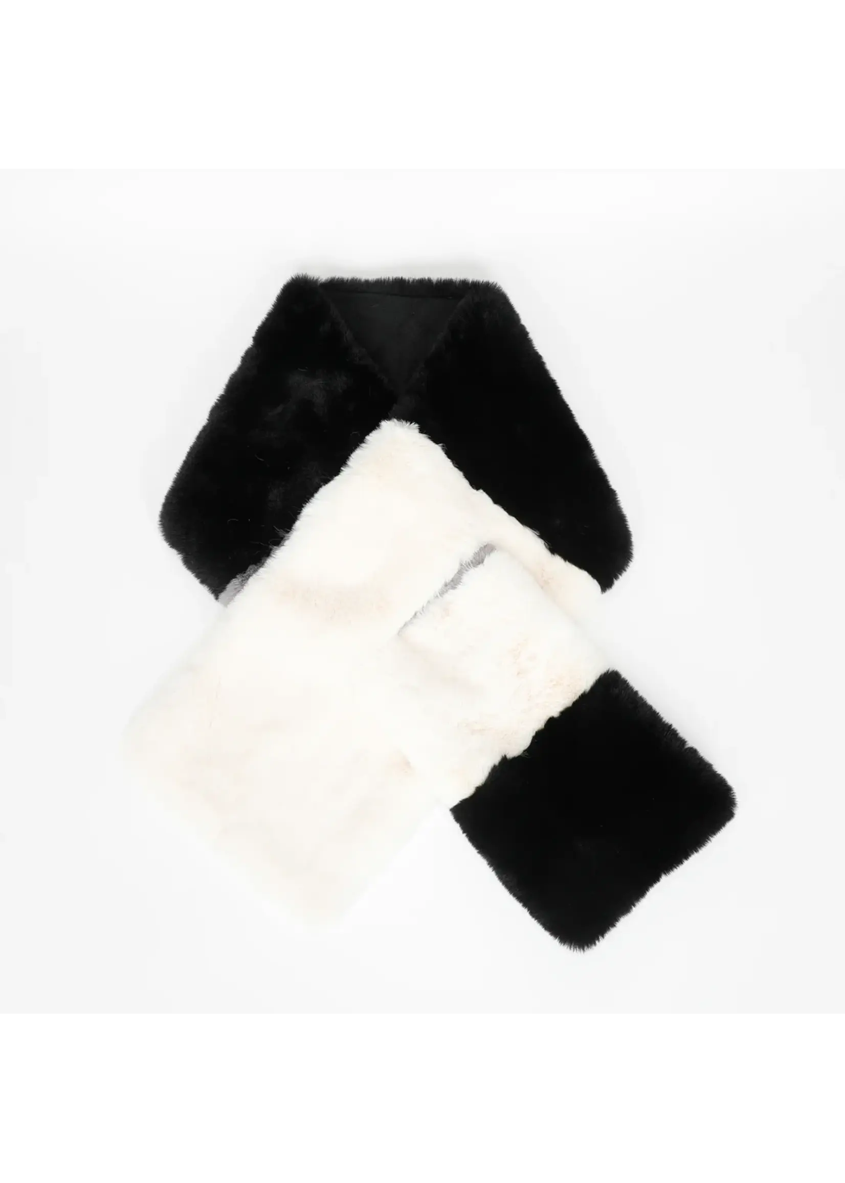 MIMI MUA SCARF BLACK/WHITE XYAN-9267