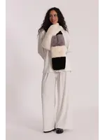 MIMI MUA SCARF BLACK/WHITE