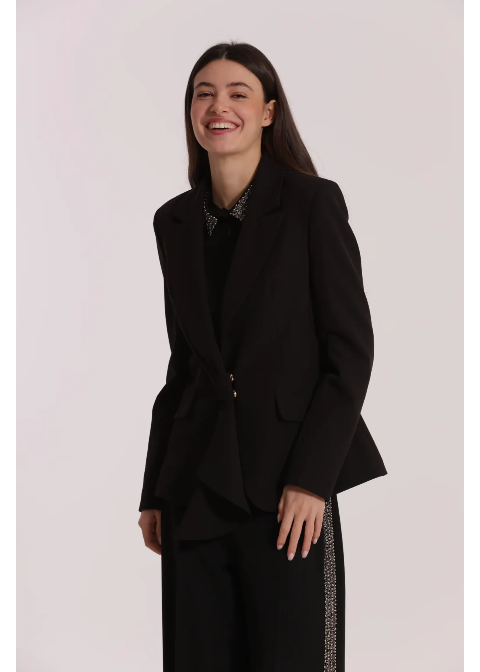 MIMI MUA GIACCA CHIUSYRA ESAN 6581 BLACK