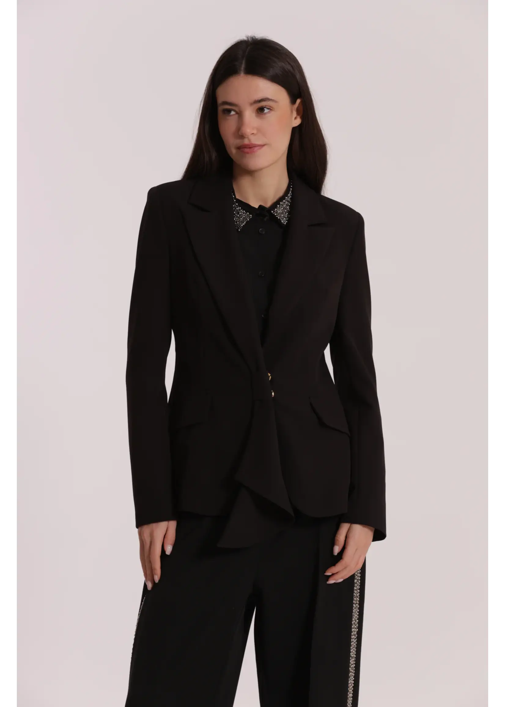 MIMI MUA GIACCA CHIUSYRA ESAN 6581 BLACK