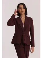 MIMI MUA GIACCA CHIUSYRA BORDEAUX