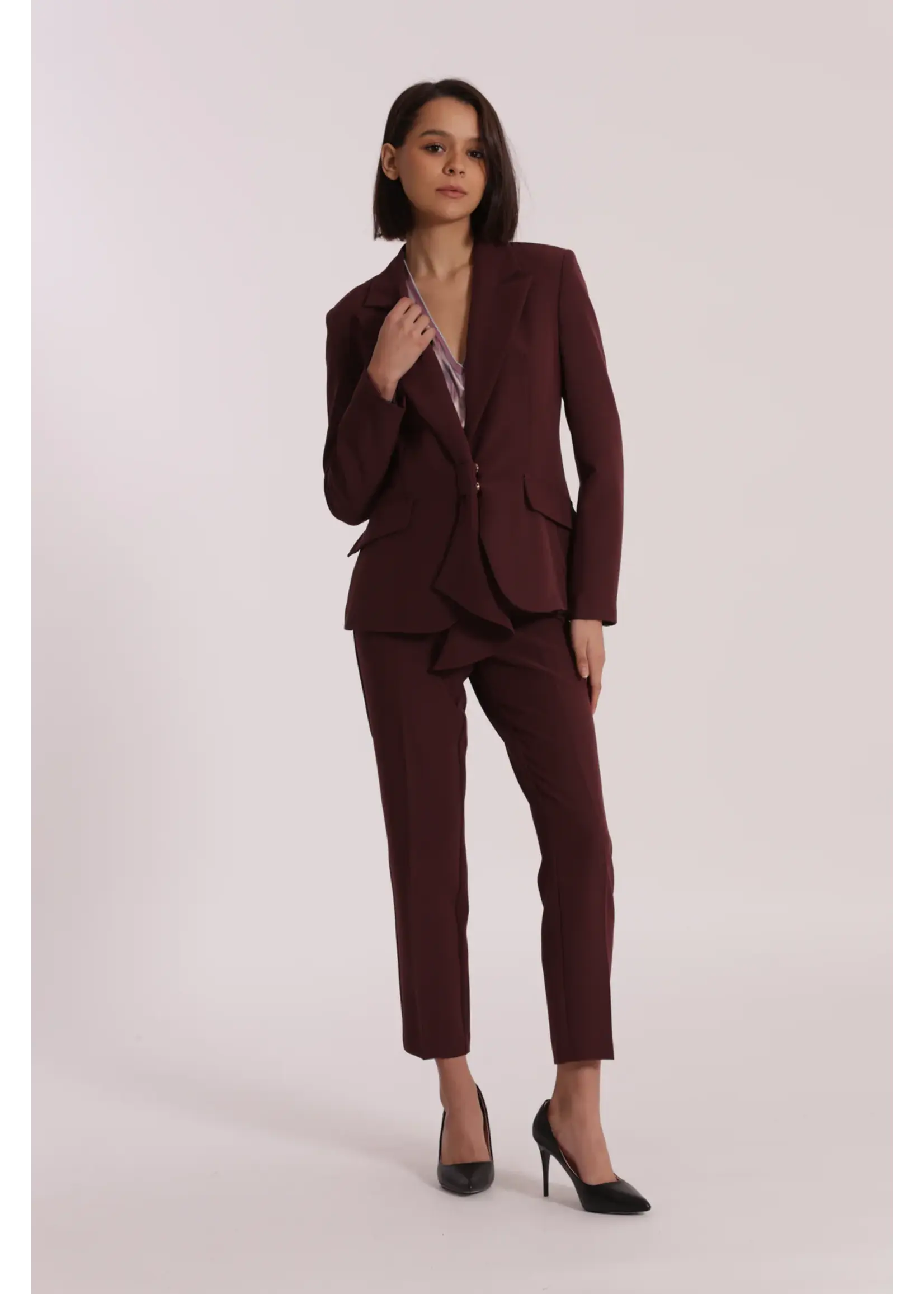 MIMI MUA GIACCA CHIUSYRA ESAN 6581 BORDEAUX