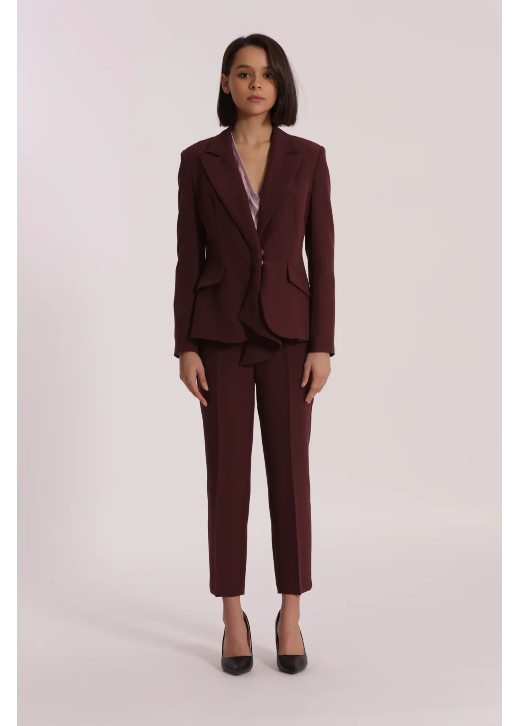 MIMI MUA GIACCA CHIUSYRA ESAN 6581 BORDEAUX
