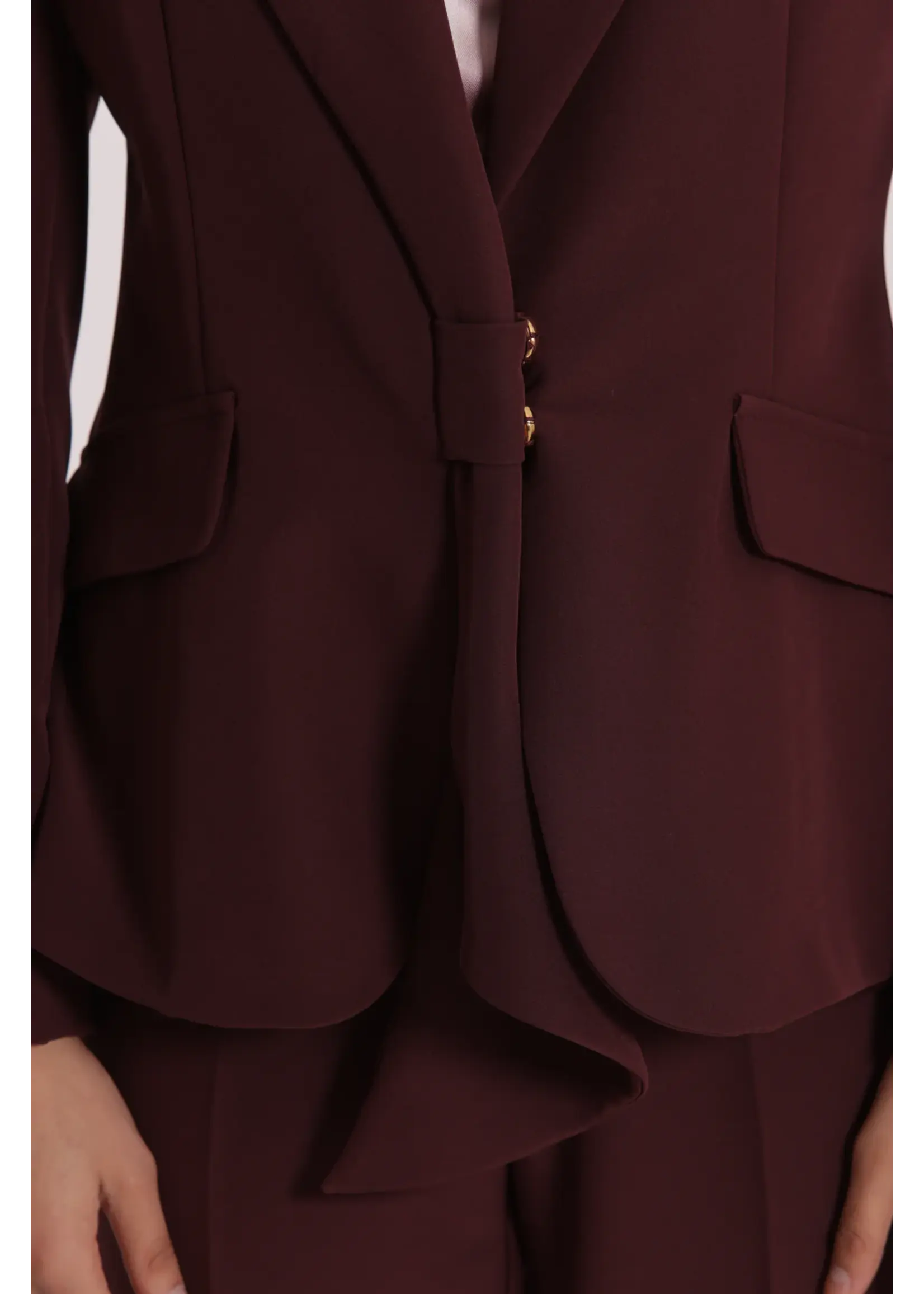 MIMI MUA GIACCA CHIUSYRA ESAN 6581 BORDEAUX