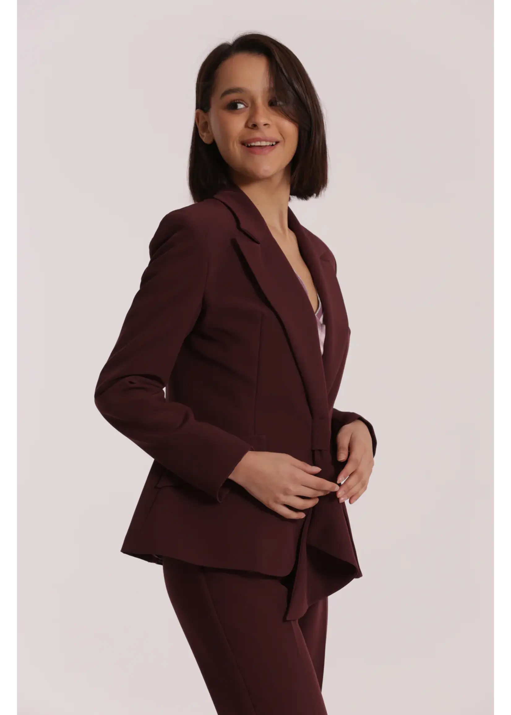 MIMI MUA GIACCA CHIUSYRA ESAN 6581 BORDEAUX