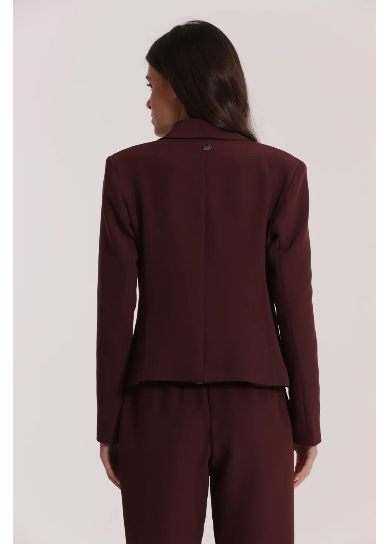 MIMI MUA GIACCA DETTAGLIO ESAN 6579 BORDEAUX