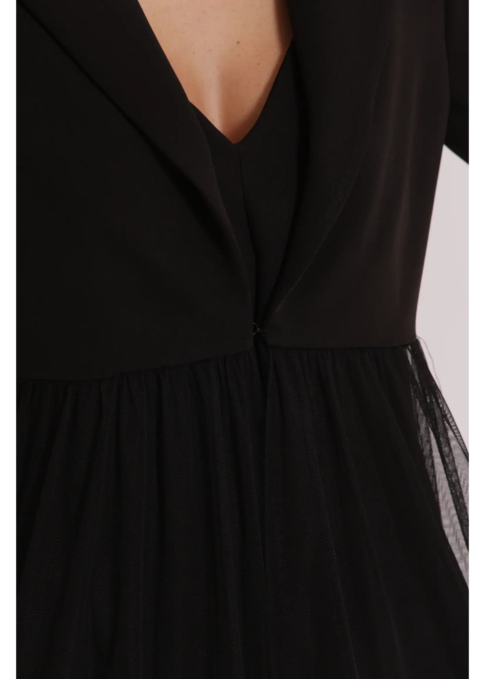 MIMI MUA BLAZER WITH TULLE EGAN-6600
