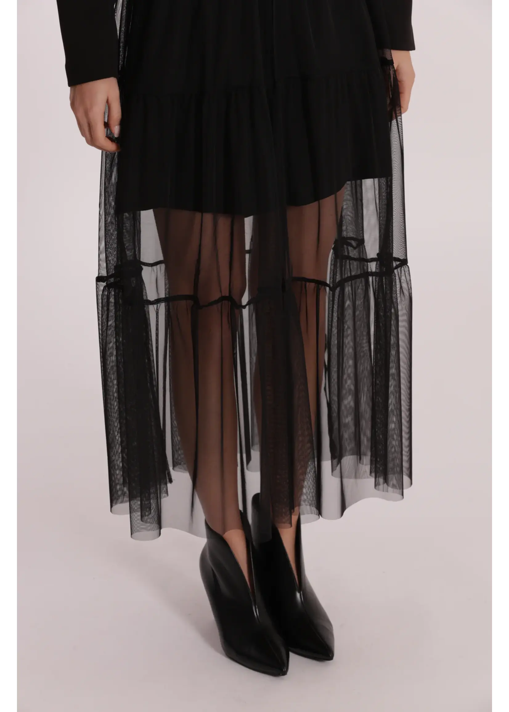 MIMI MUA BLAZER WITH TULLE EGAN-6600