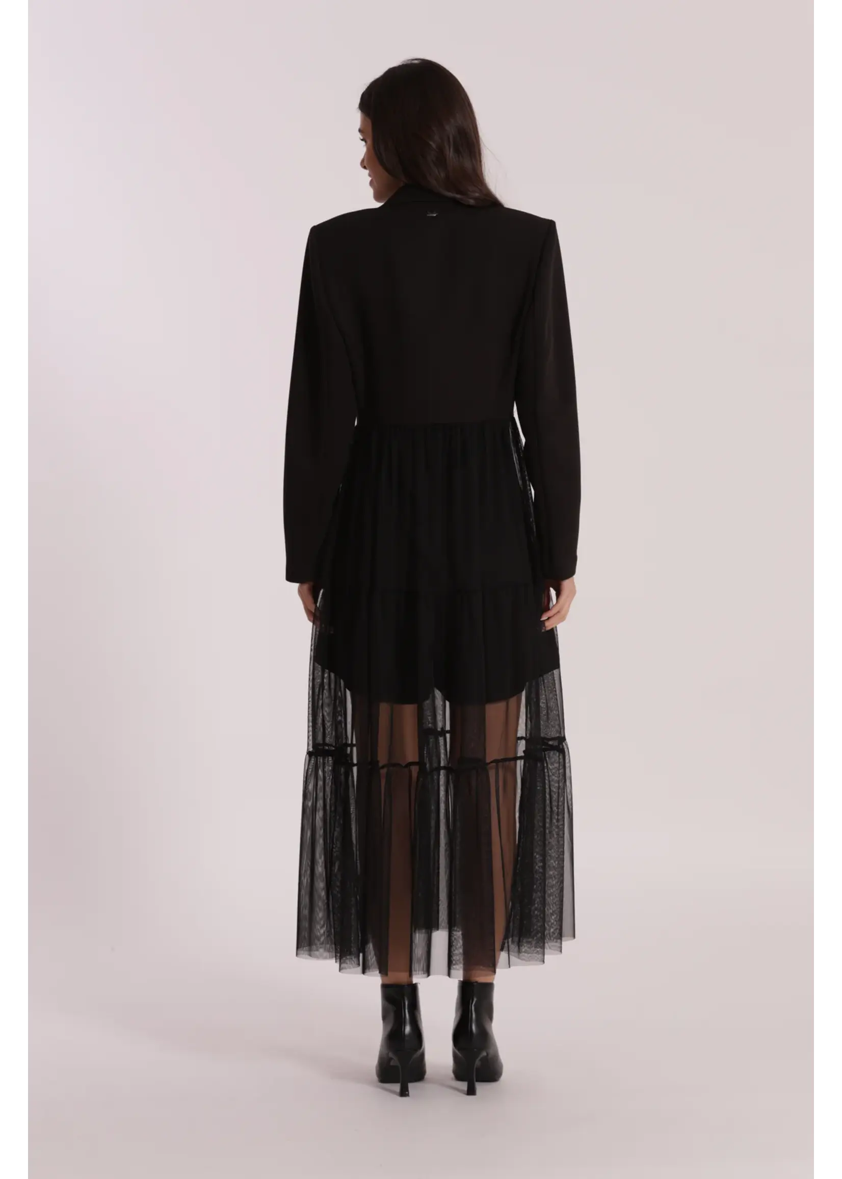 MIMI MUA BLAZER WITH TULLE EGAN-6600