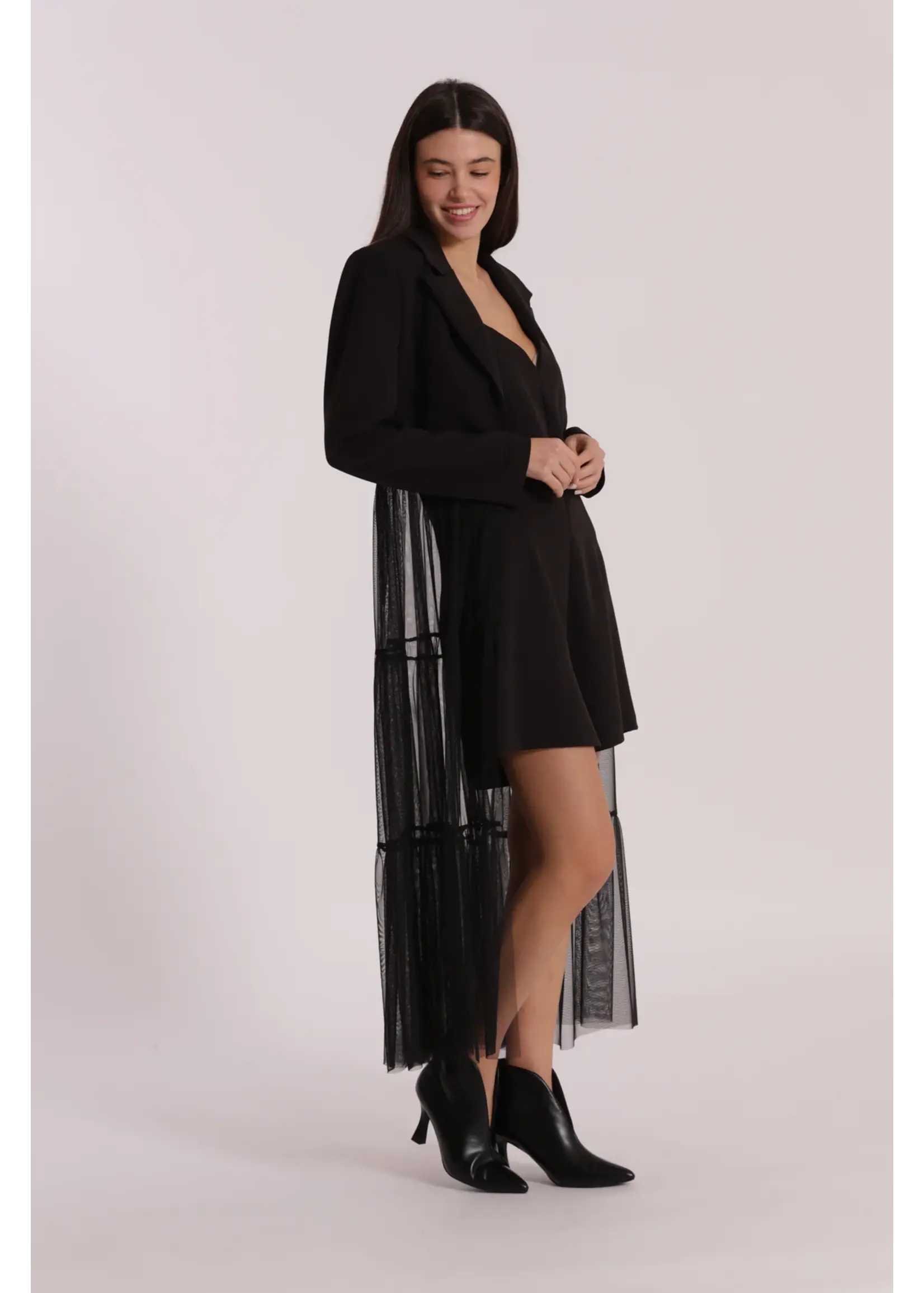 MIMI MUA BLAZER WITH TULLE EGAN-6600