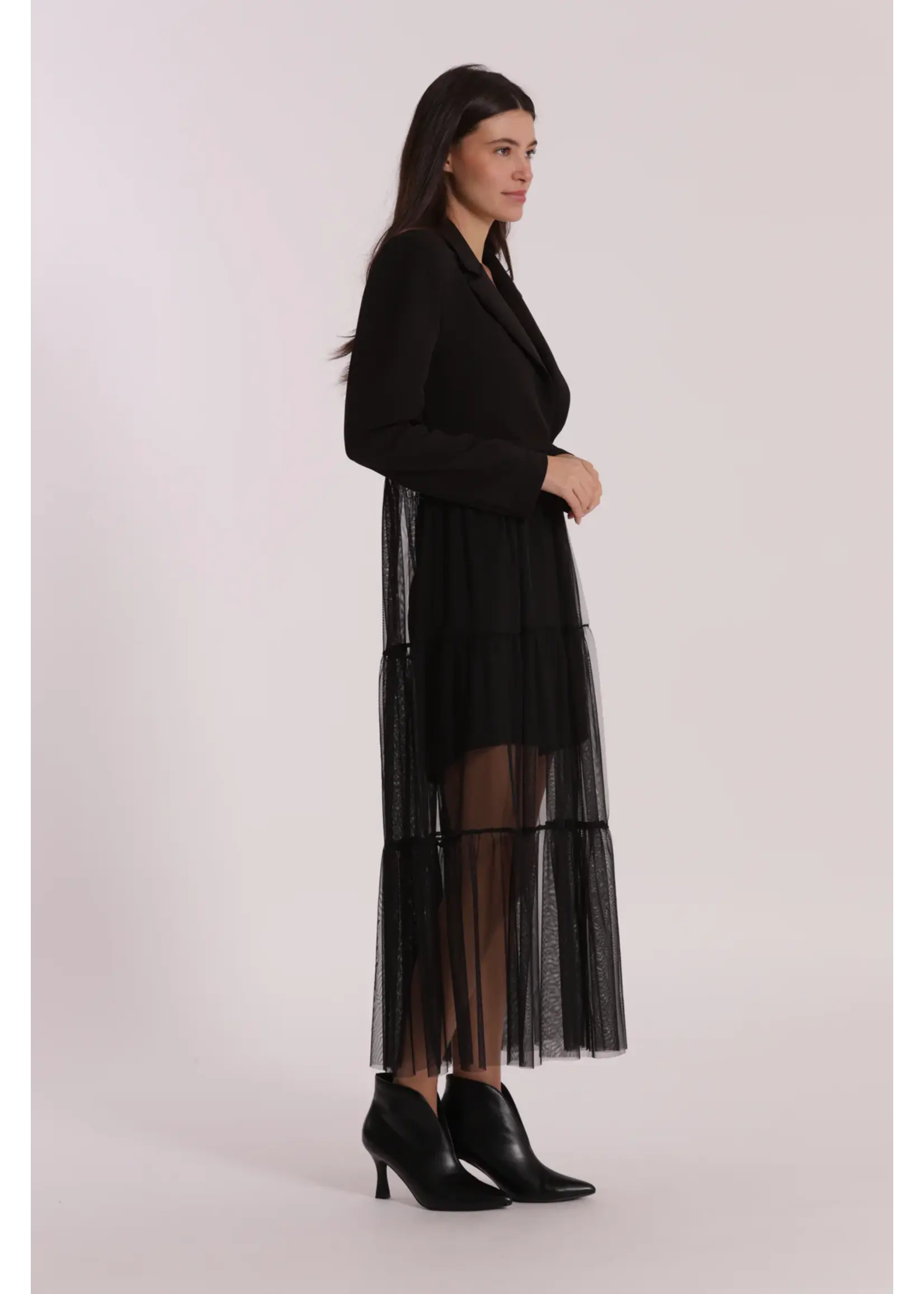 MIMI MUA BLAZER WITH TULLE EGAN-6600