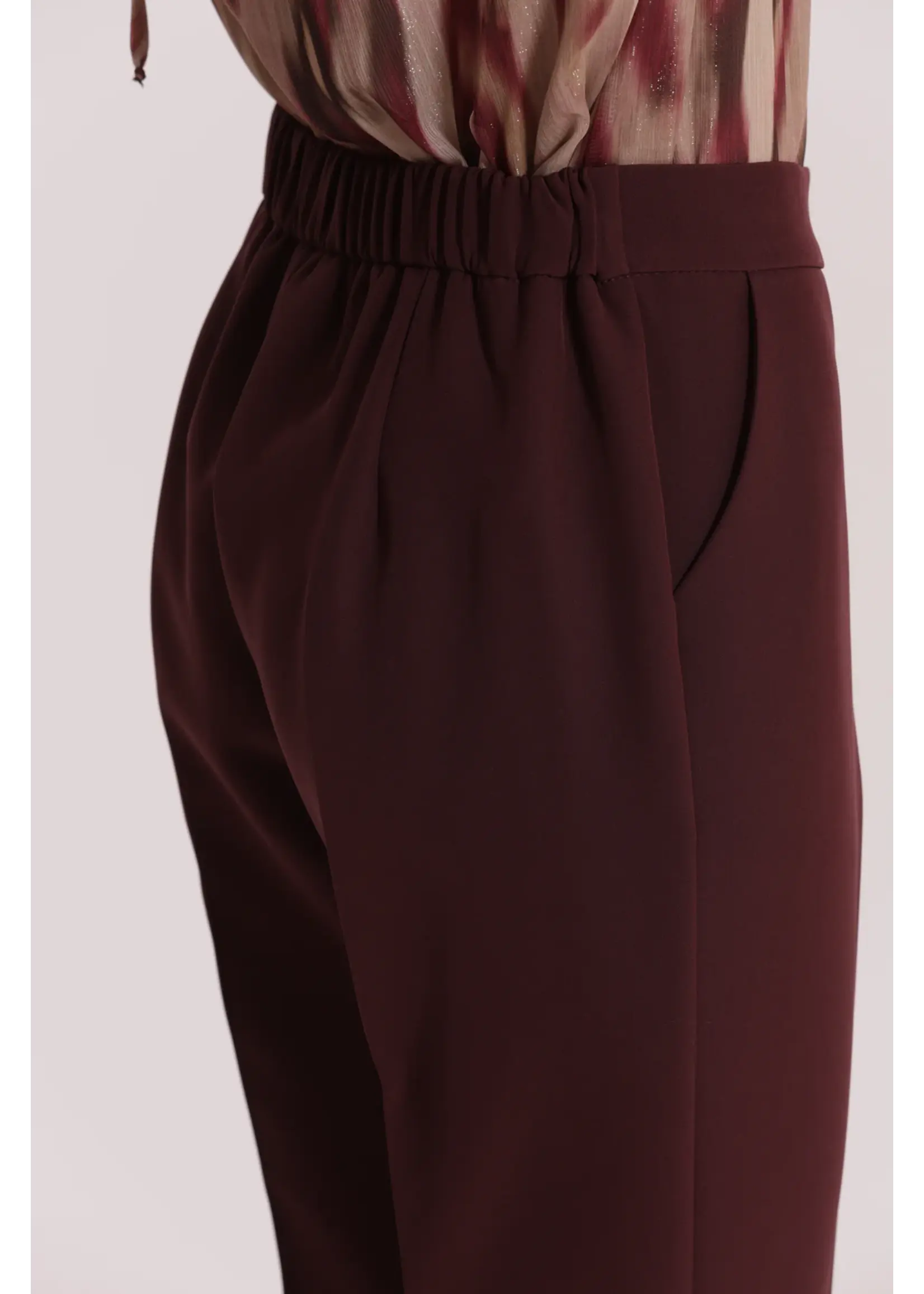 MIMI MUA PANTS SIGARETTA ESAN 2904 BORDEAUX