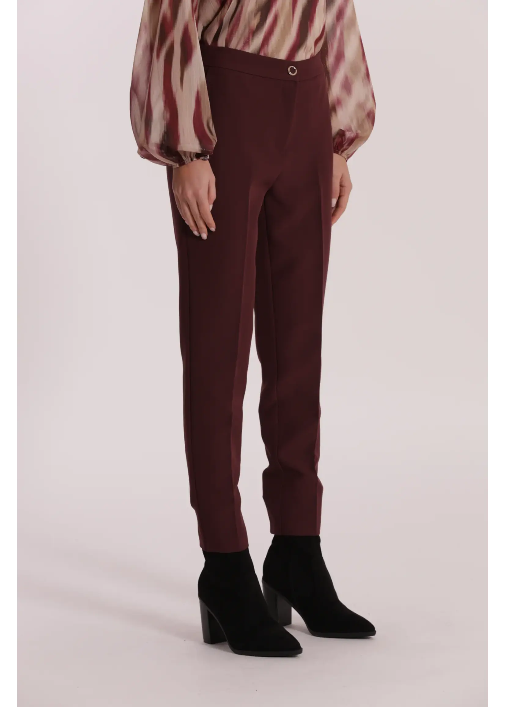 MIMI MUA PANTS SIGARETTA ESAN 2904 BORDEAUX