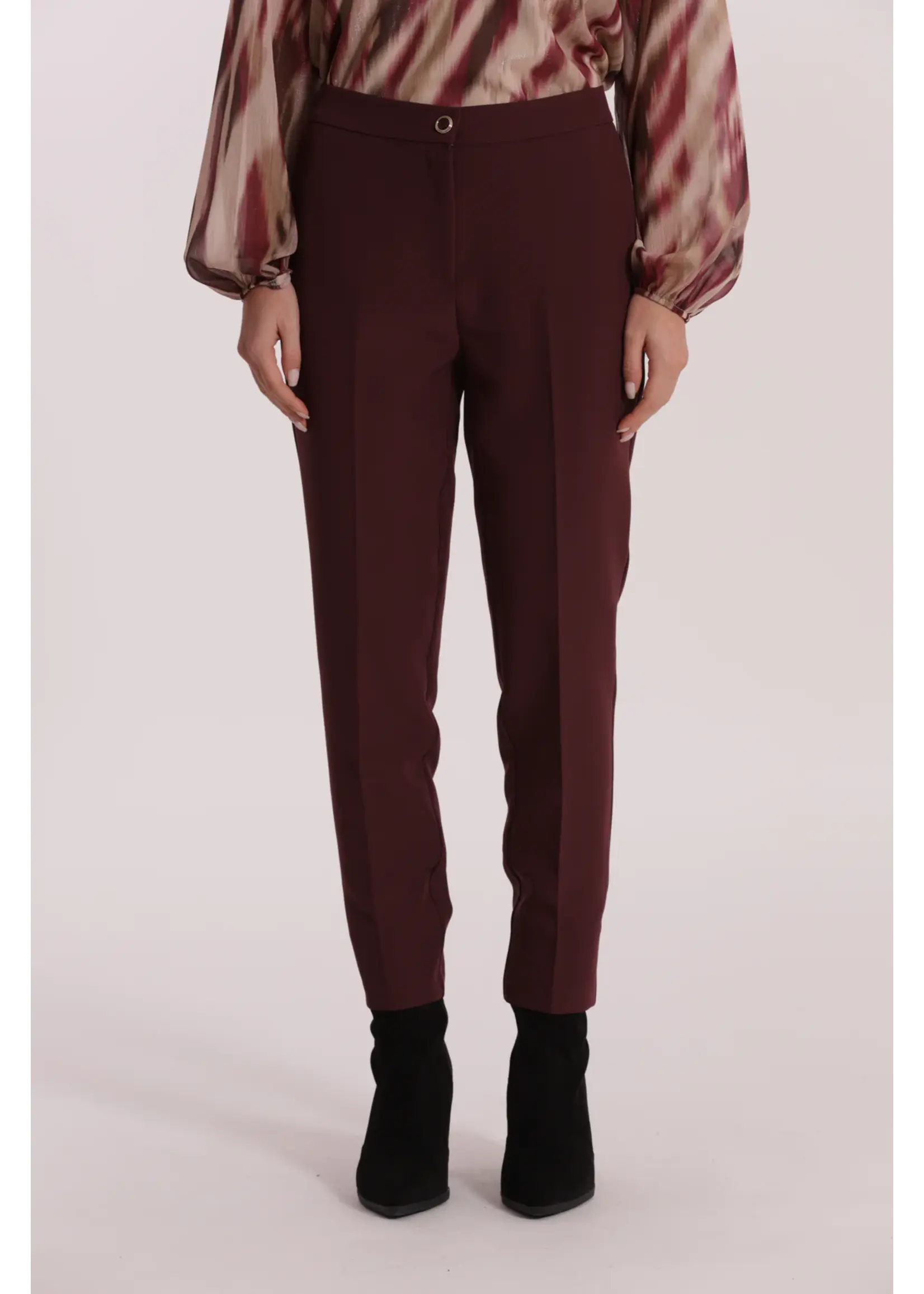 MIMI MUA PANTS SIGARETTA ESAN 2904 BORDEAUX