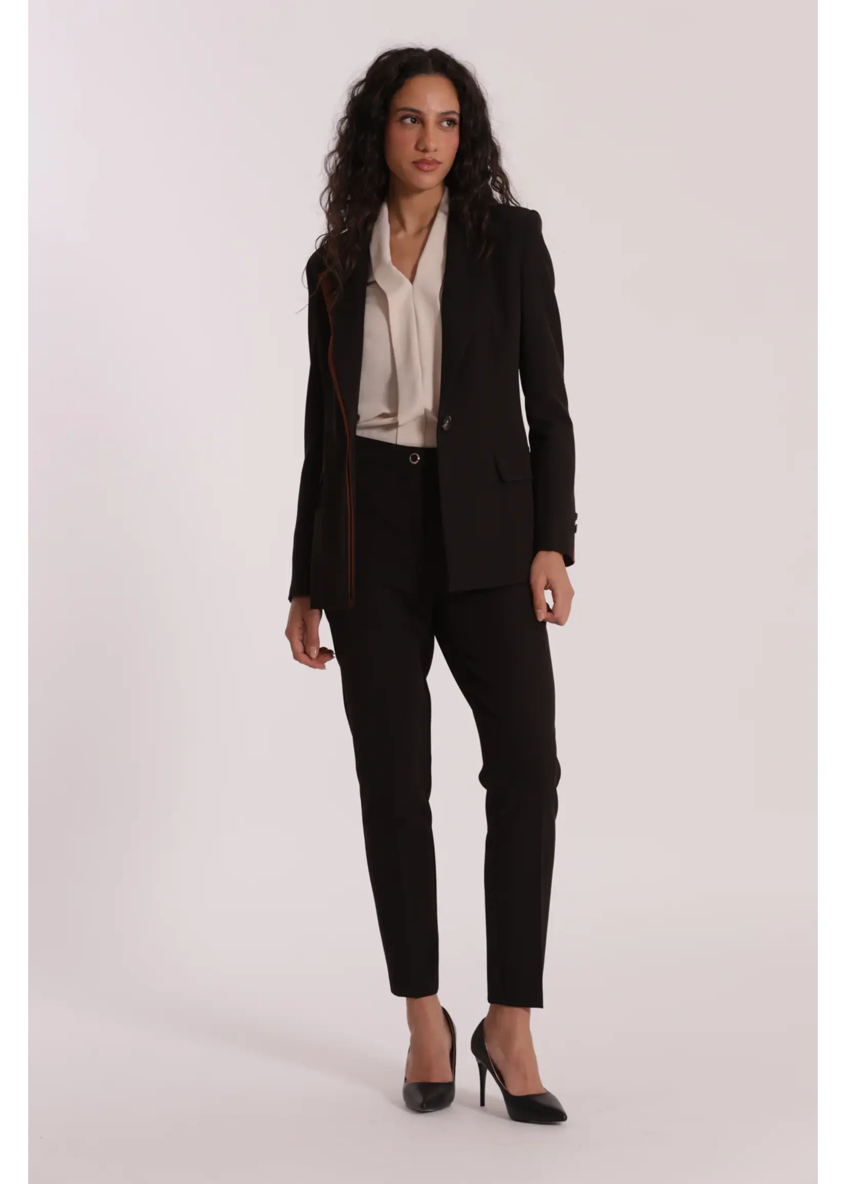 MIMI MUA PANTS SIGARETTA ESAN 2904 BLACK
