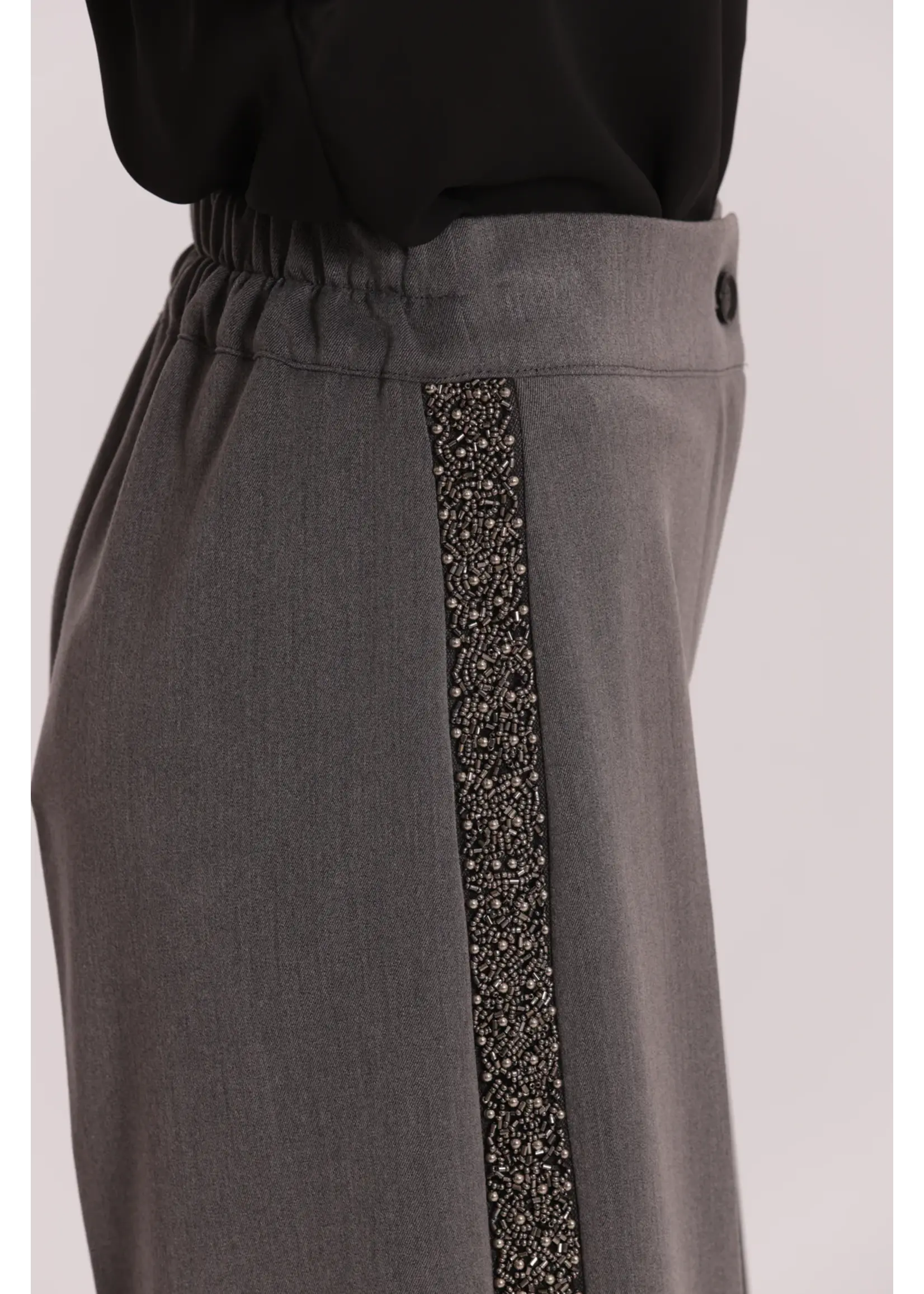 MIMI MUA PANTS PALAZZO GREY MSAN-2926