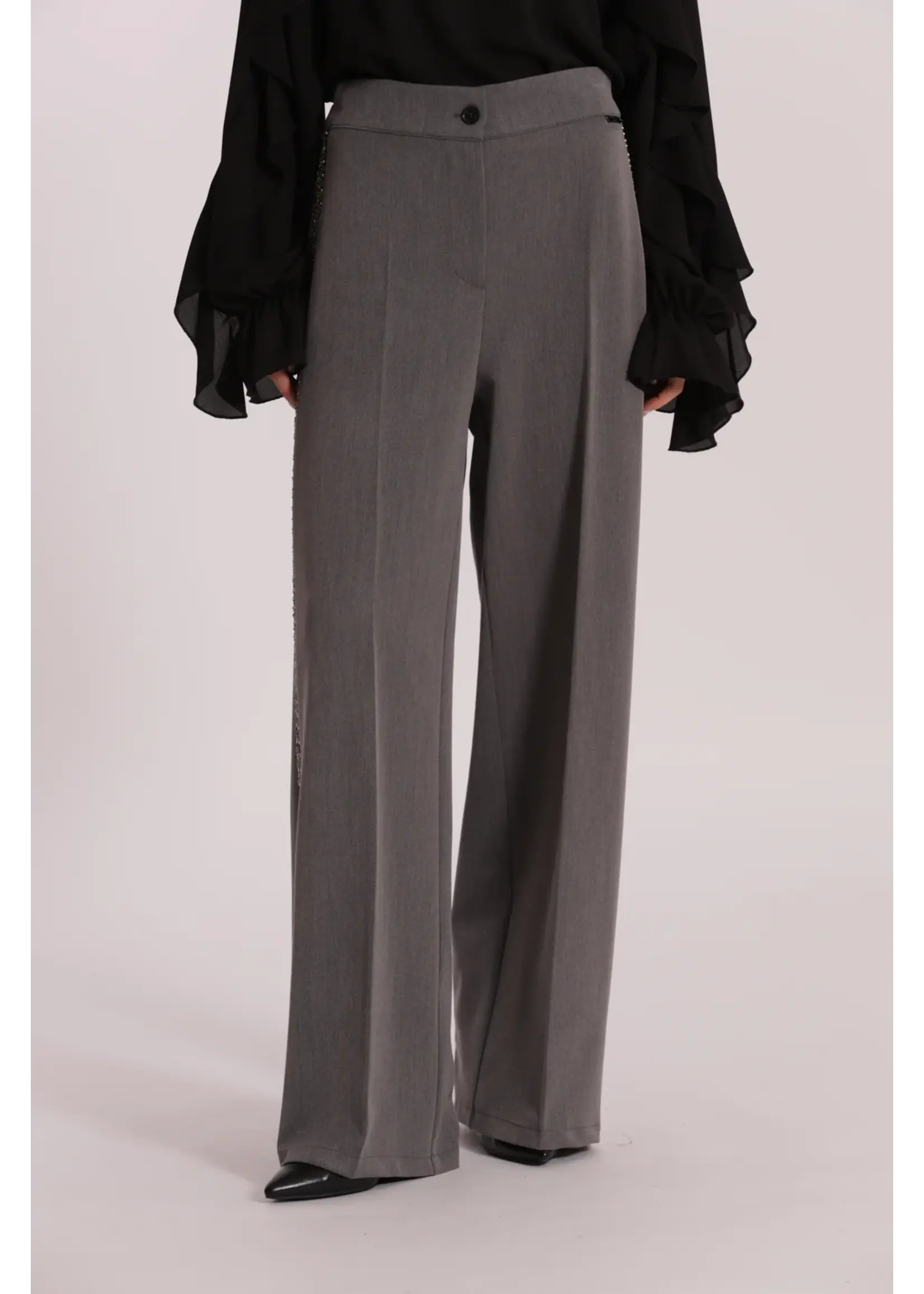 MIMI MUA PANTS PALAZZO GREY MSAN-2926