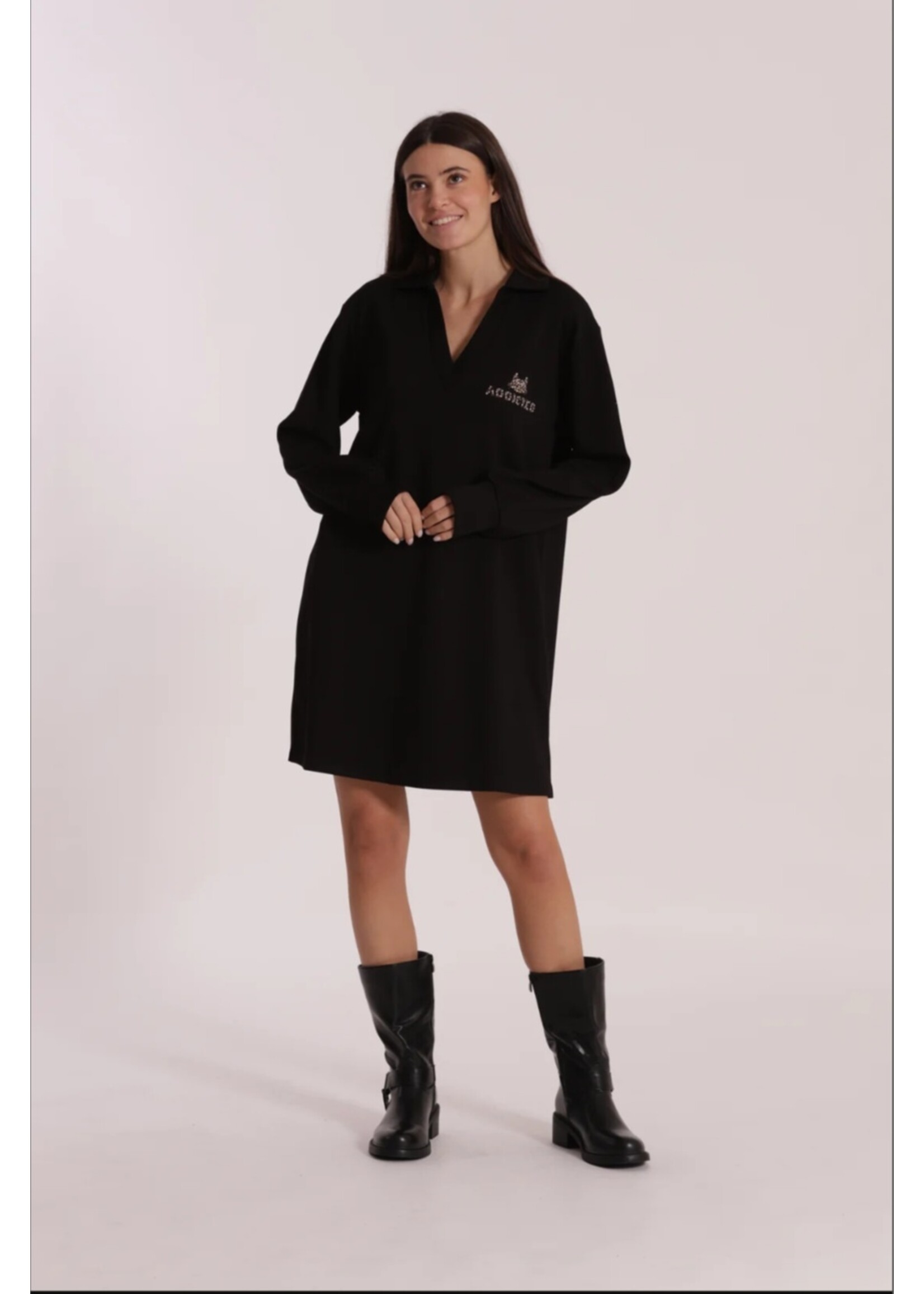 MIMI MUA DRESS ADDICTED BLACK SFAN-4436