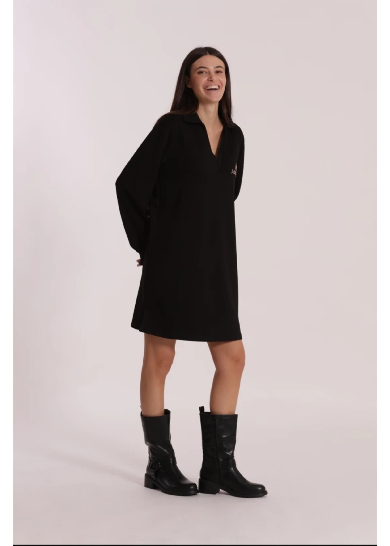 MIMI MUA DRESS ADDICTED BLACK SFAN-4436