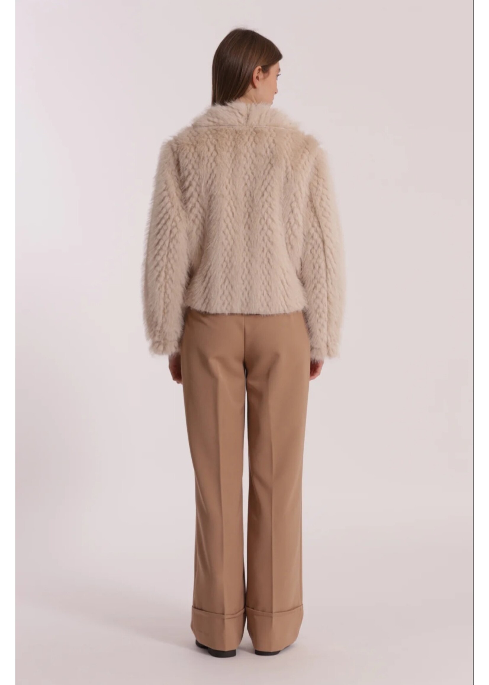 MIMI MUA JACKET REVERSIBLE BEIGE YQAN-6570