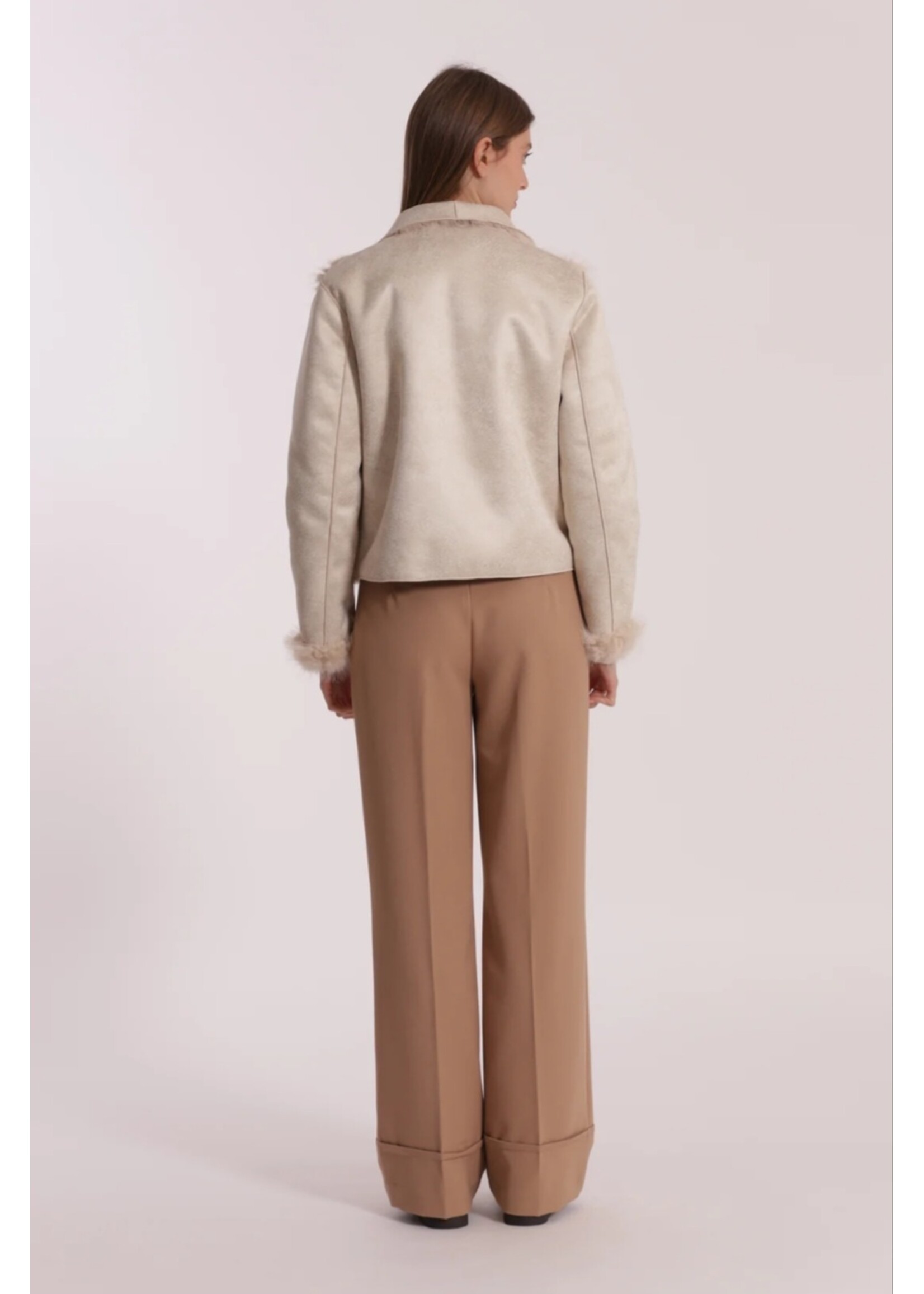 MIMI MUA JACKET REVERSIBLE BEIGE YQAN-6570