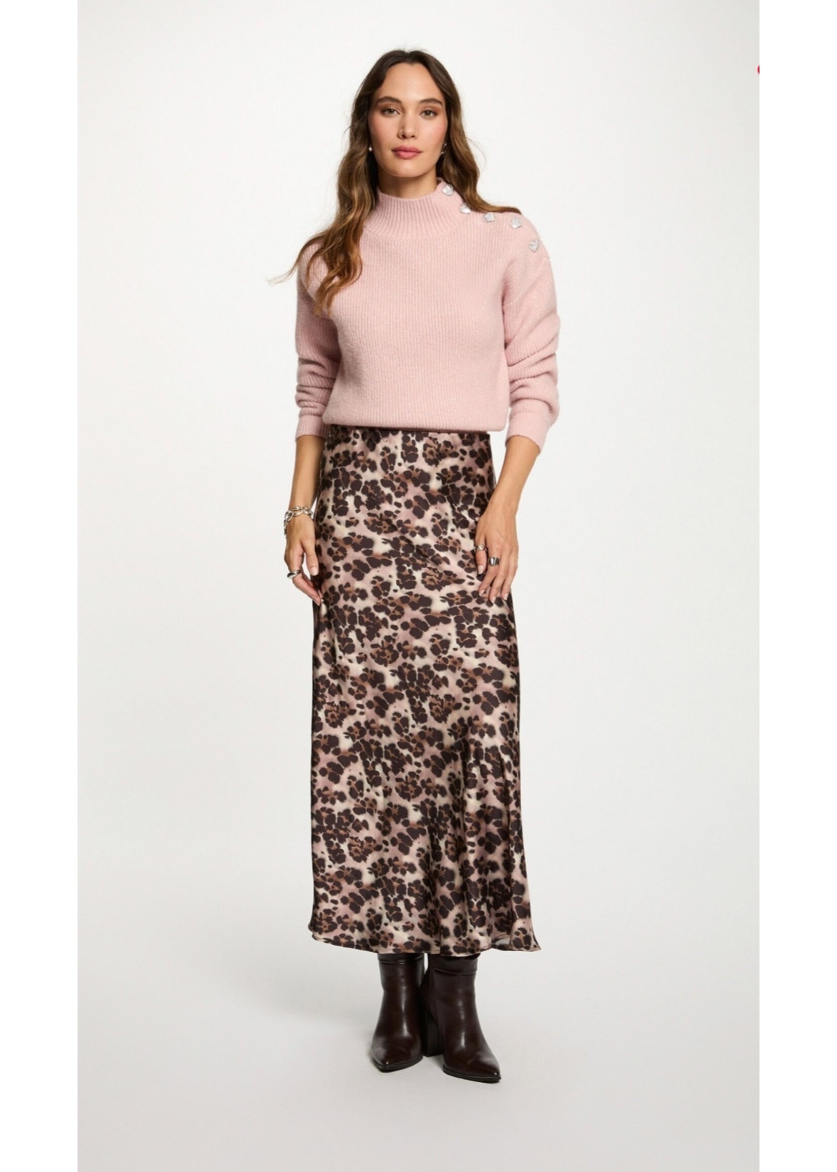 MORGAN LONG SKIRT PRINT MULTIC. 252-JLEO.F