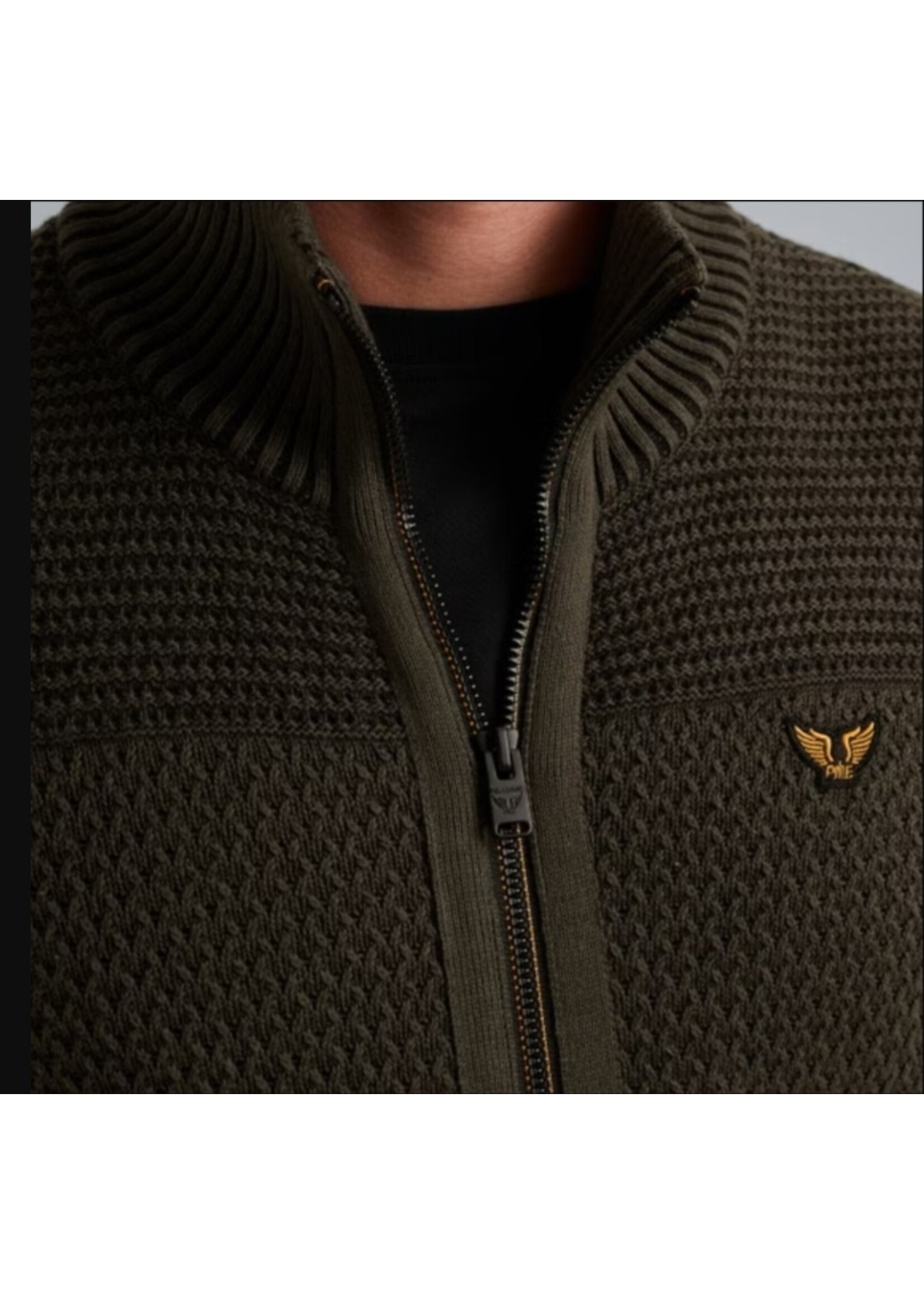 PME-Legend VEST WITH ZIPPER DARK GREEN PKC2509356