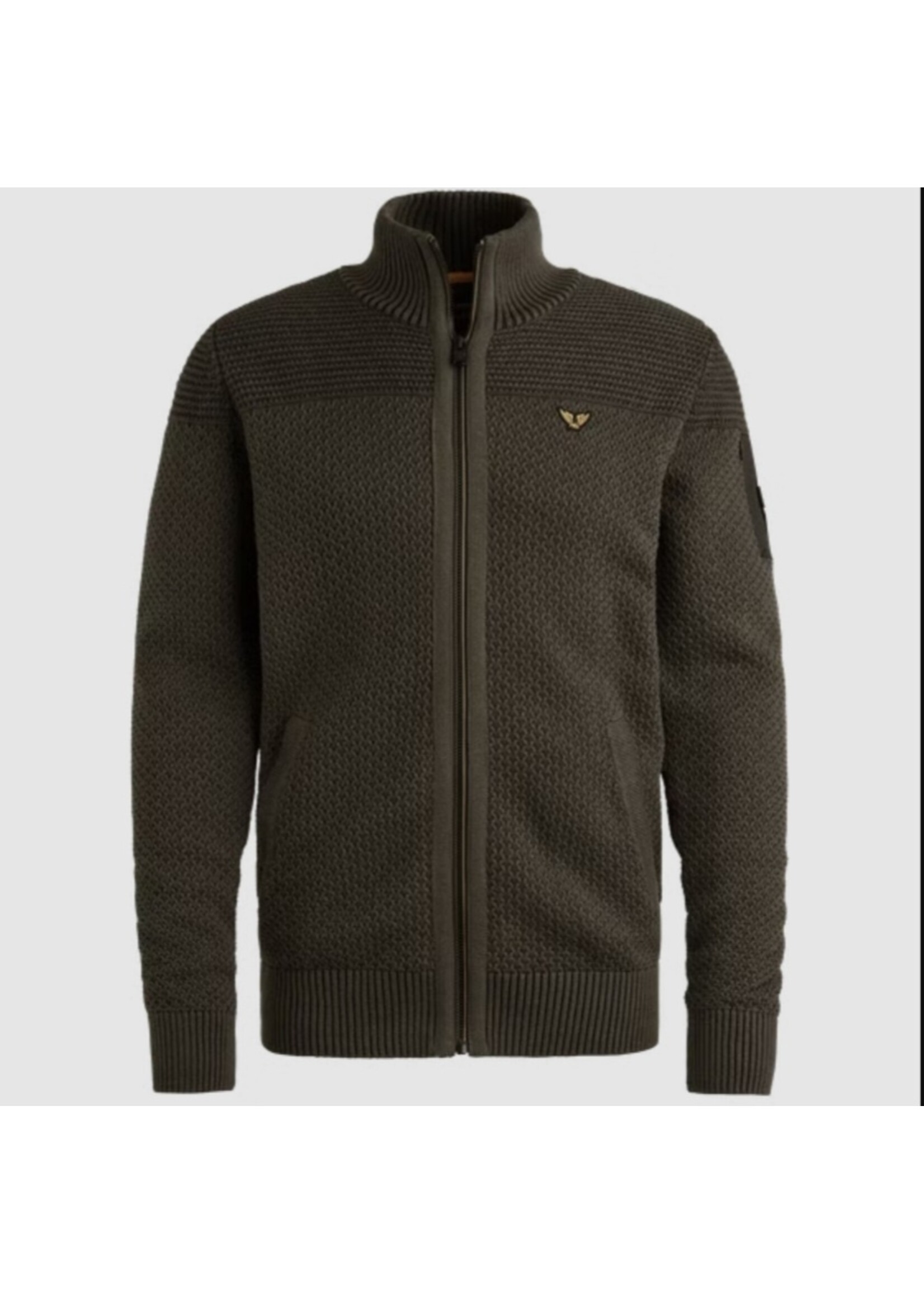 PME-Legend VEST WITH ZIPPER DARK GREEN PKC2509356