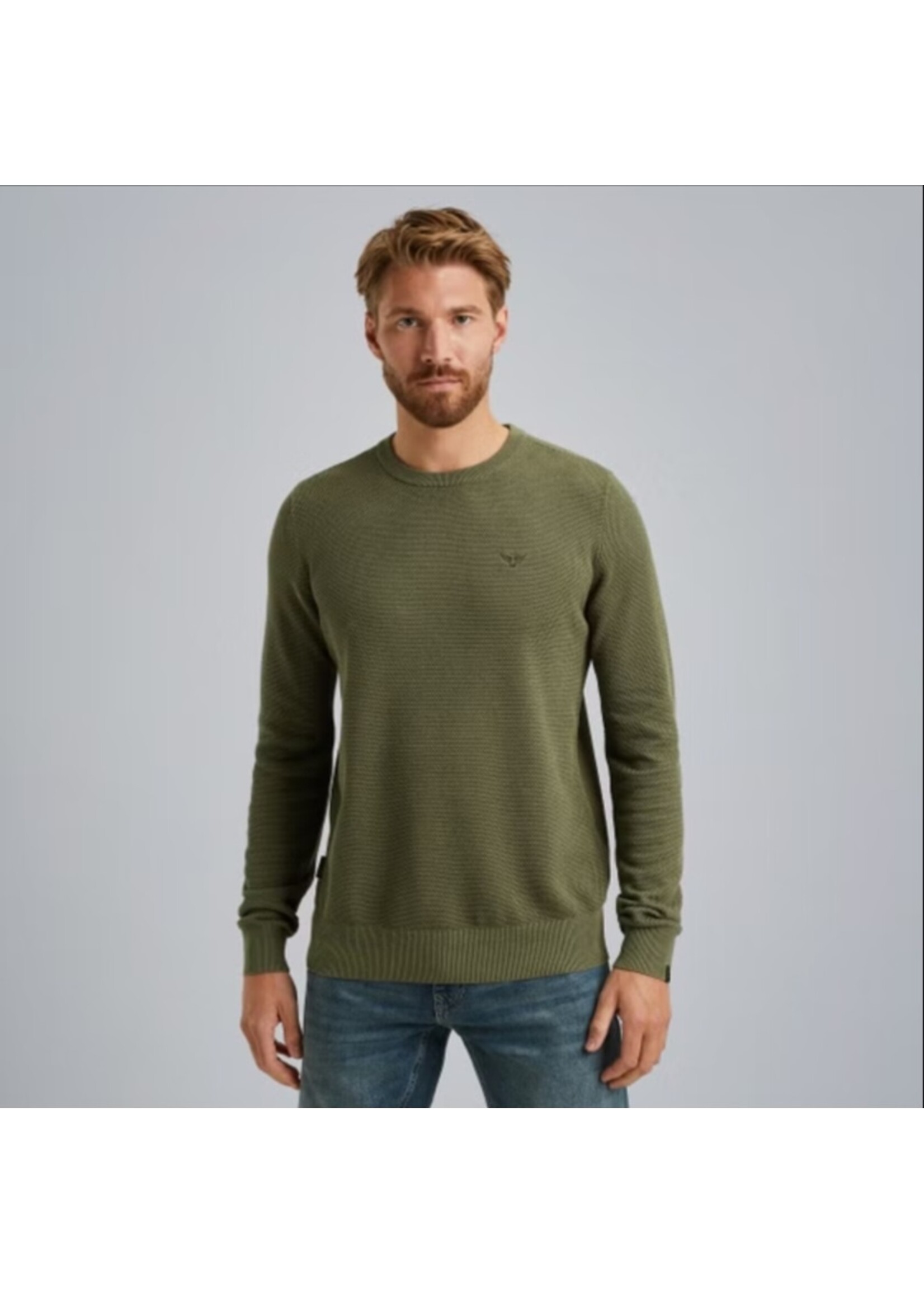 PME-Legend PULL R-NECK OIL GREEN PKW2508324