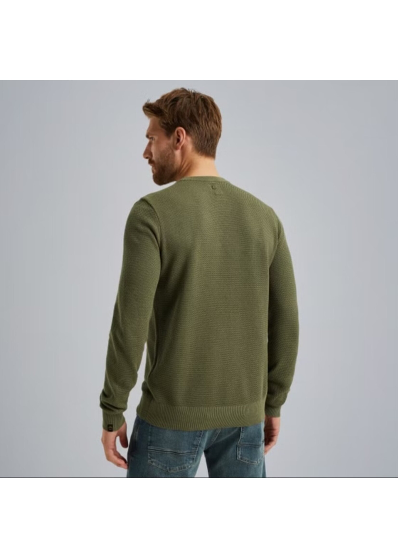 PME-Legend PULL R-NECK OIL GREEN PKW2508324