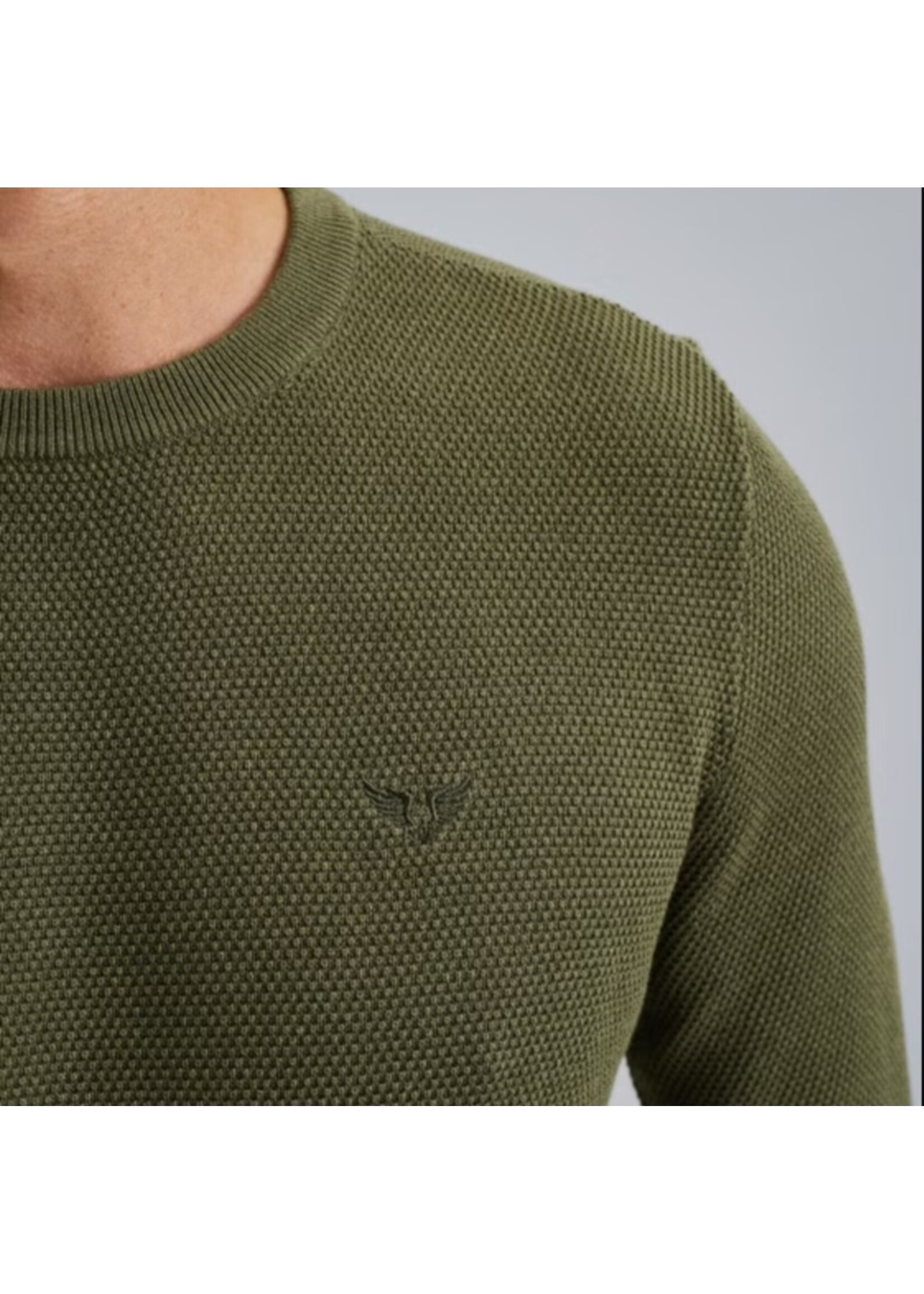 PME-Legend PULL R-NECK OIL GREEN PKW2508324
