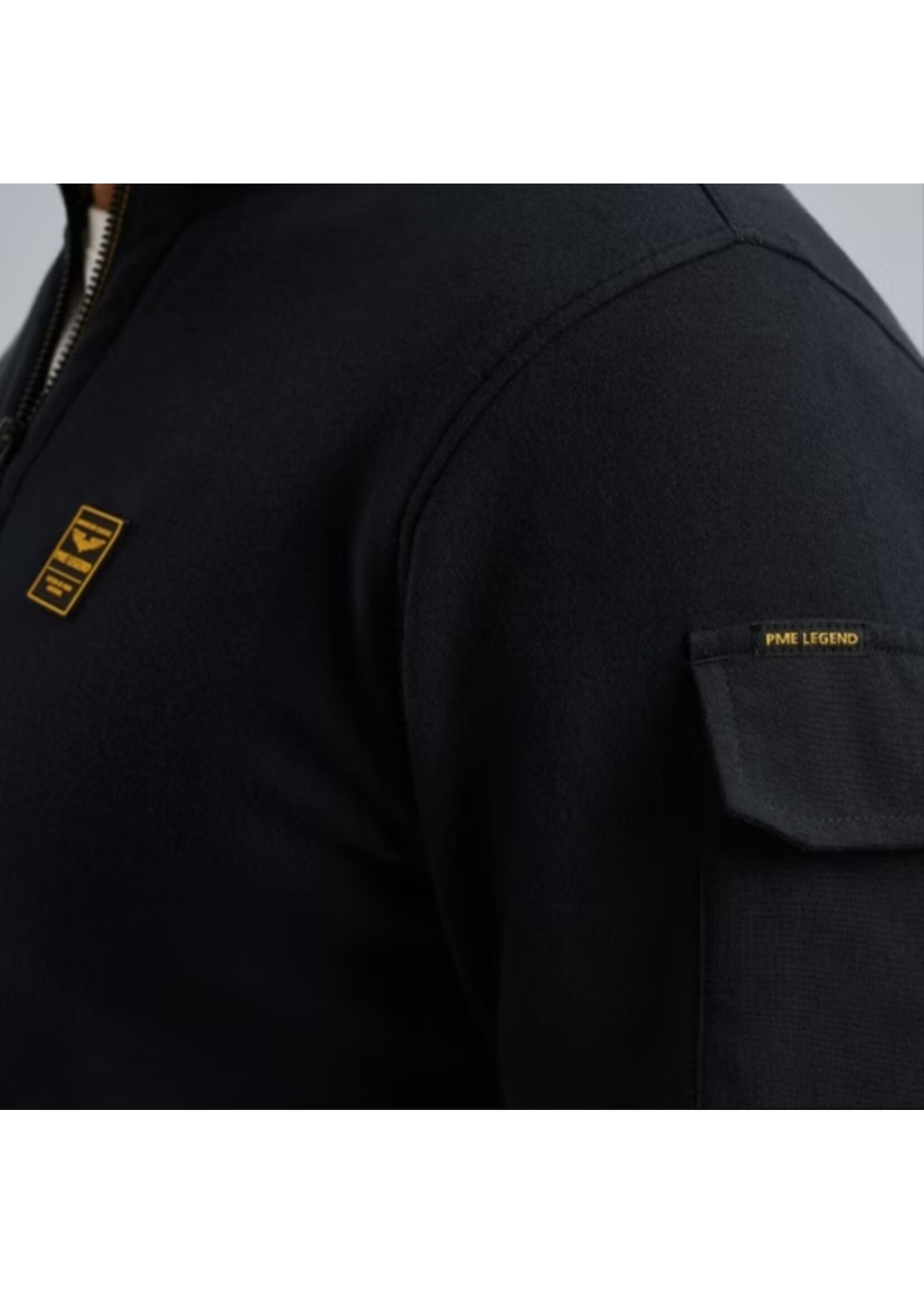 PME-Legend PULL HALF ZIP INTERLOCK JERSEY SALUTE PSW2508423