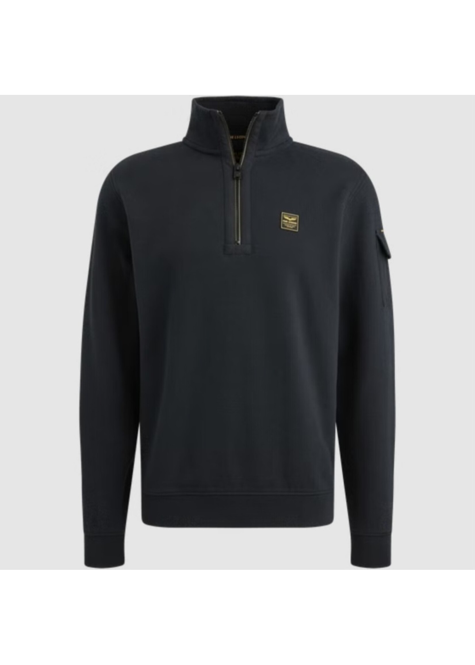 PME-Legend PULL HALF ZIP INTERLOCK JERSEY SALUTE PSW2508423