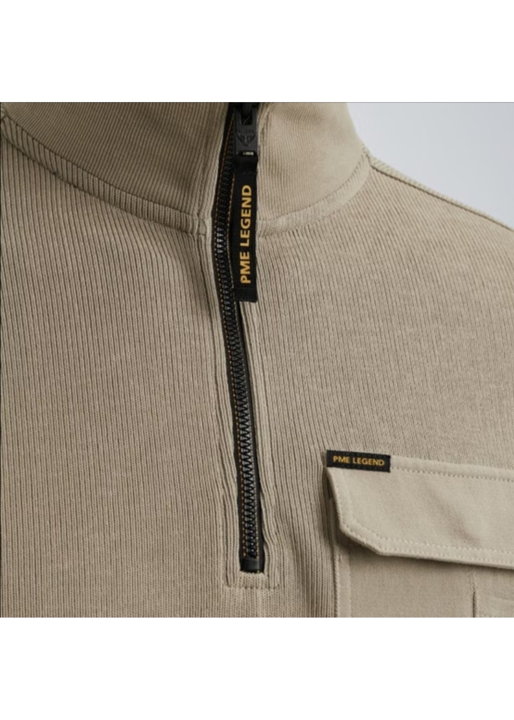 PME-Legend HALF ZIP COLLAR KNIT JERSEY PSW2509457-8011