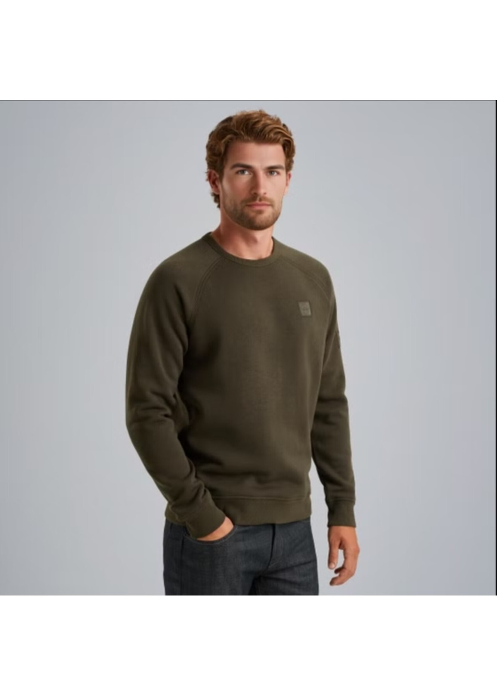 PME-Legend CREWNECK SOFT FLEECE SWEATER BELUGA PSW2509453