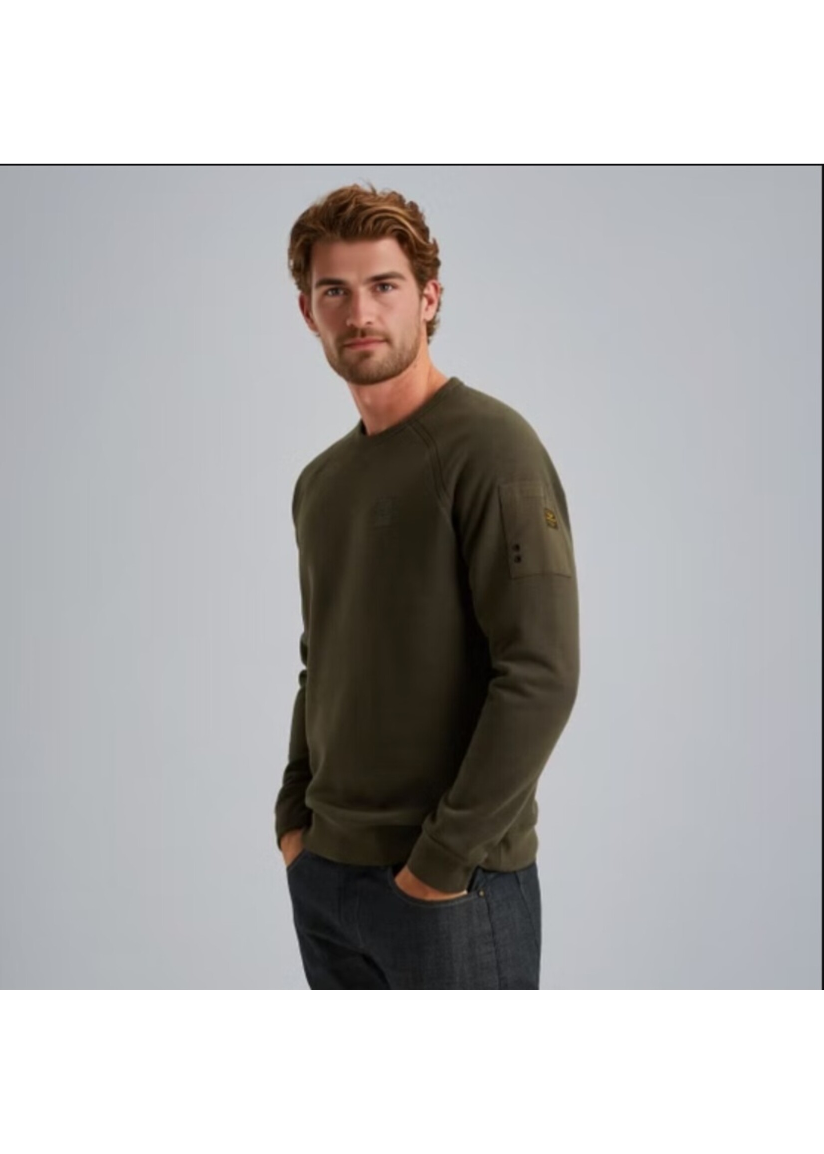 PME-Legend CREWNECK SOFT FLEECE SWEATER BELUGA PSW2509453