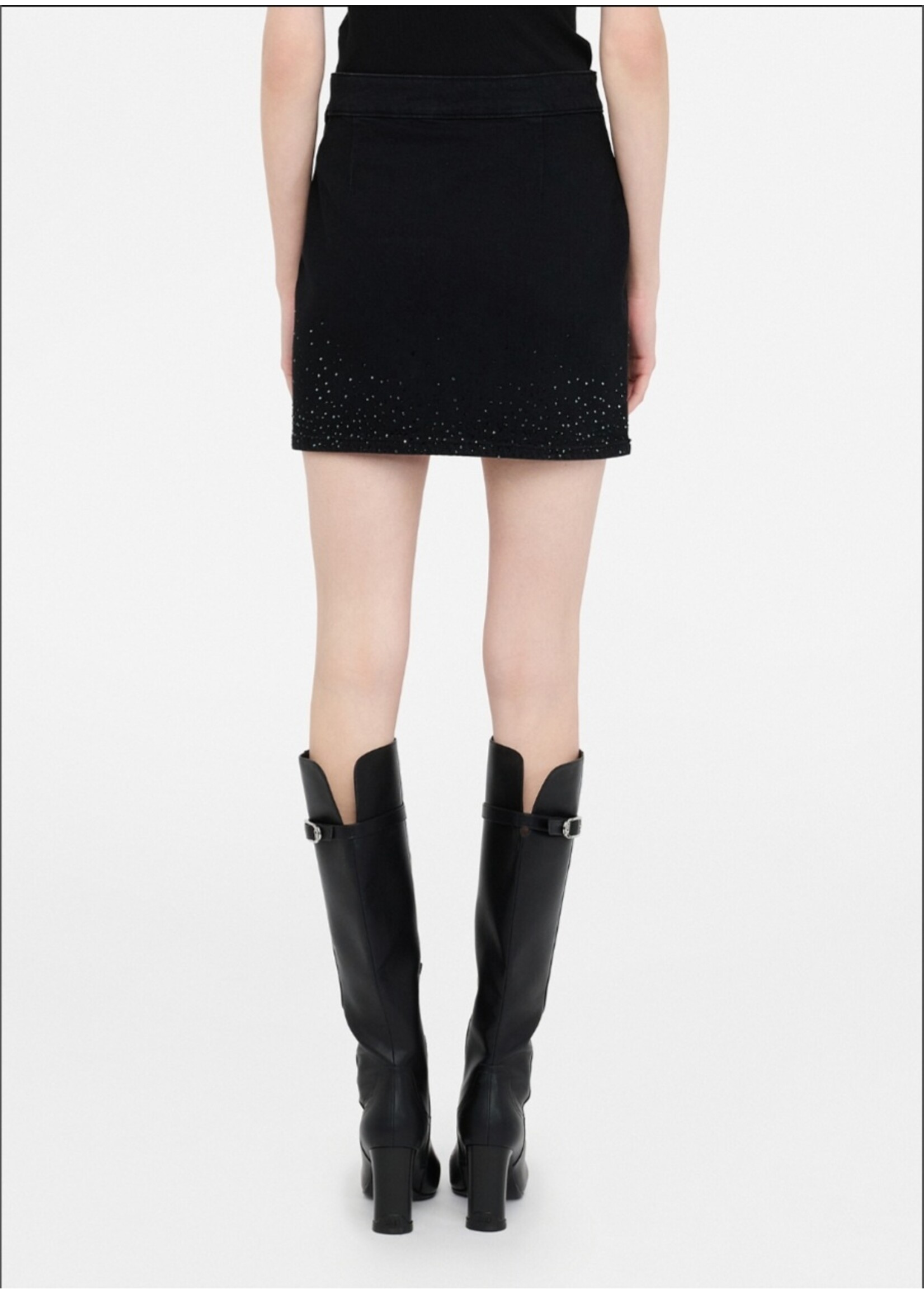 LIU JO SKIRT GONNA BLACK UF5122DS025