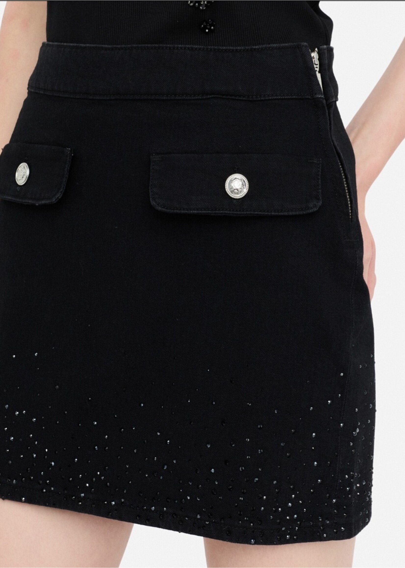 LIU JO SKIRT GONNA BLACK UF5122DS025