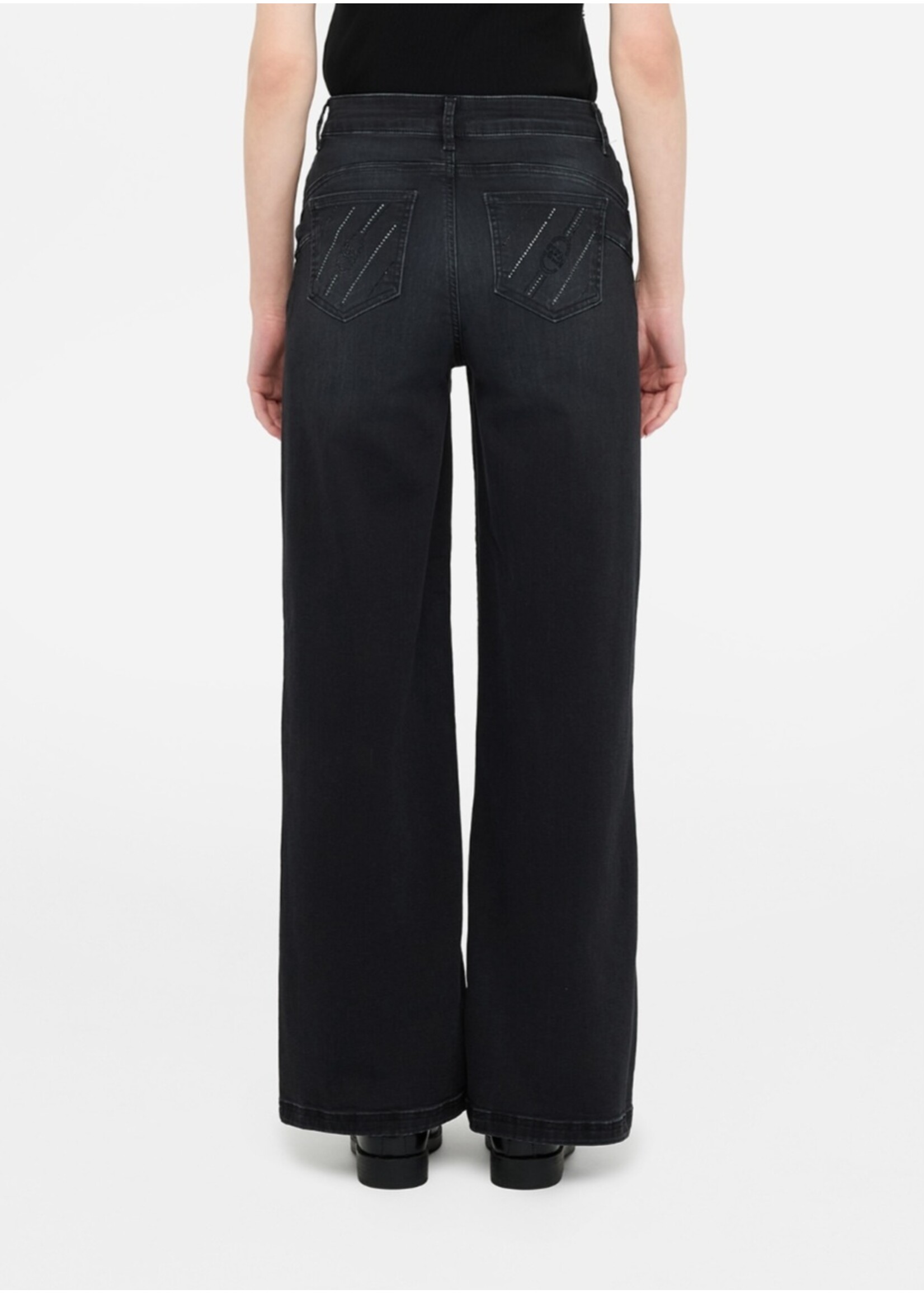 LIU JO PANTS LUNGO TF5259D5023 BLACK
