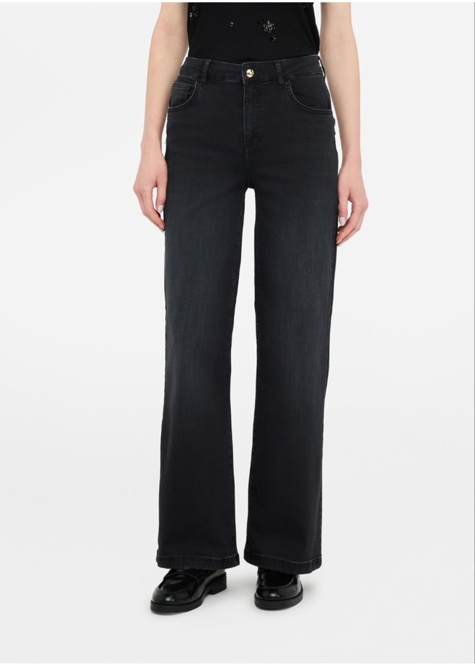 LIU JO PANTS LUNGO TF5259D5023 BLACK