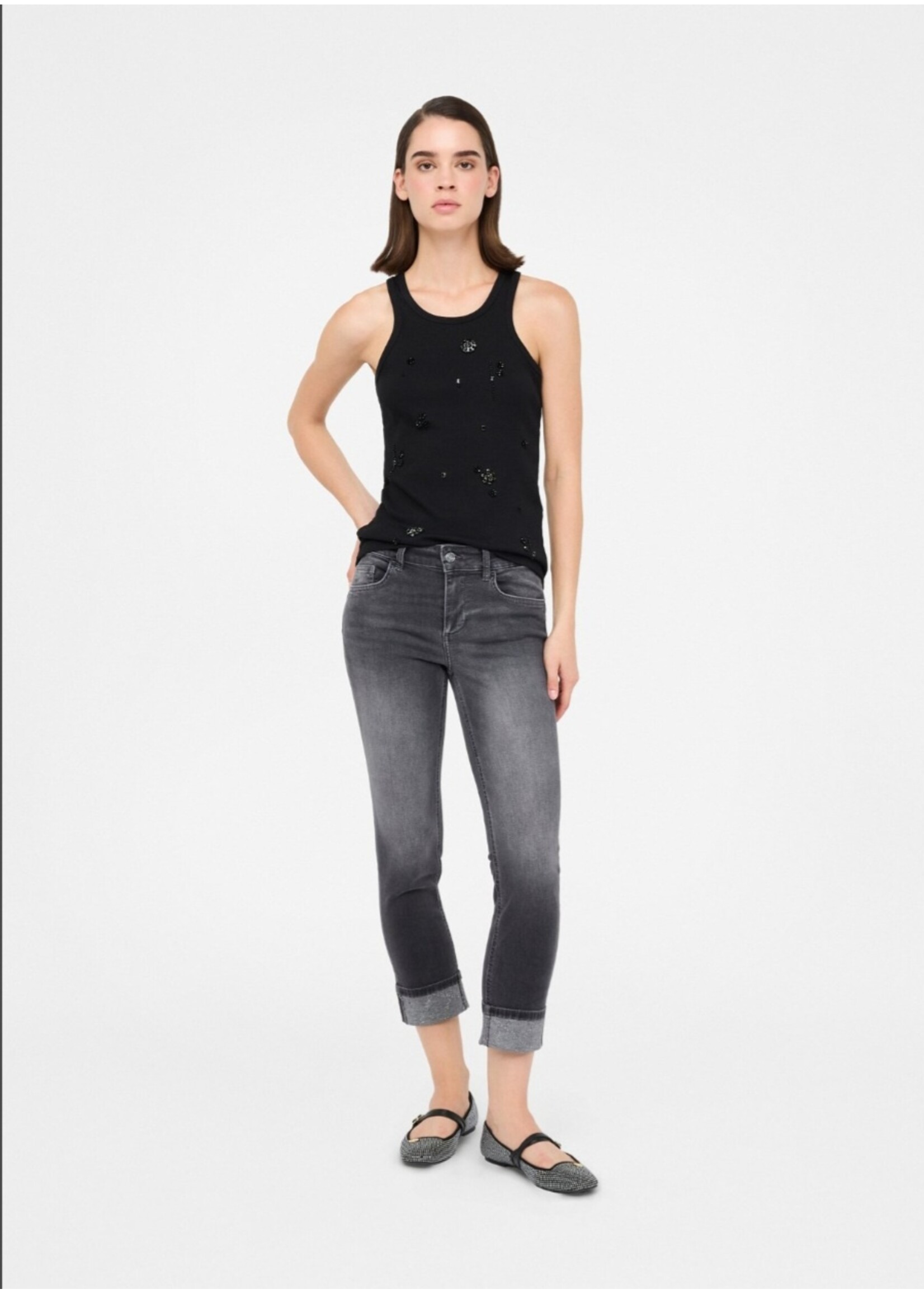 LIU JO PANTS MONROE UF5006 D4615 GREY