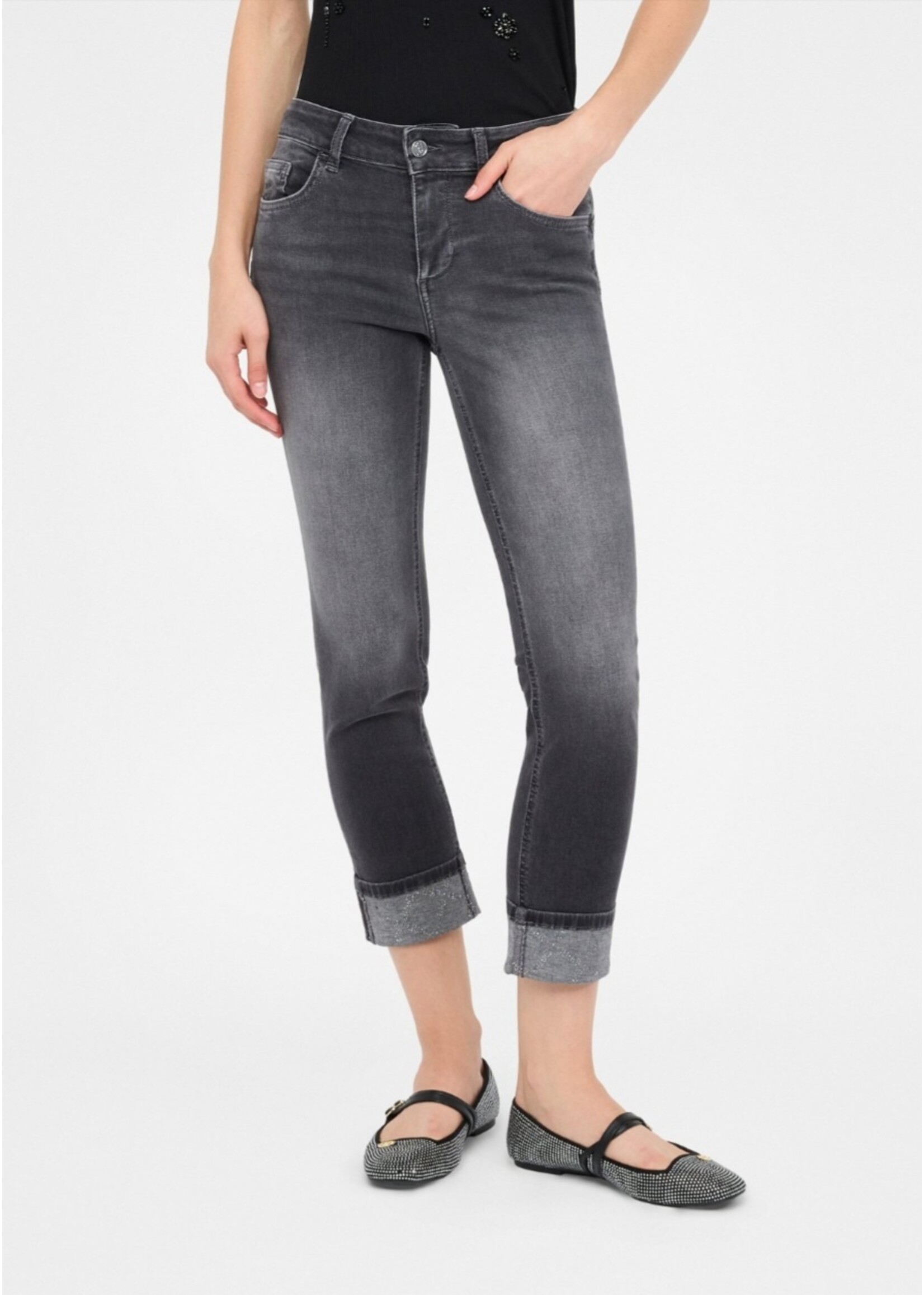 LIU JO PANTS MONROE UF5006 D4615 GREY