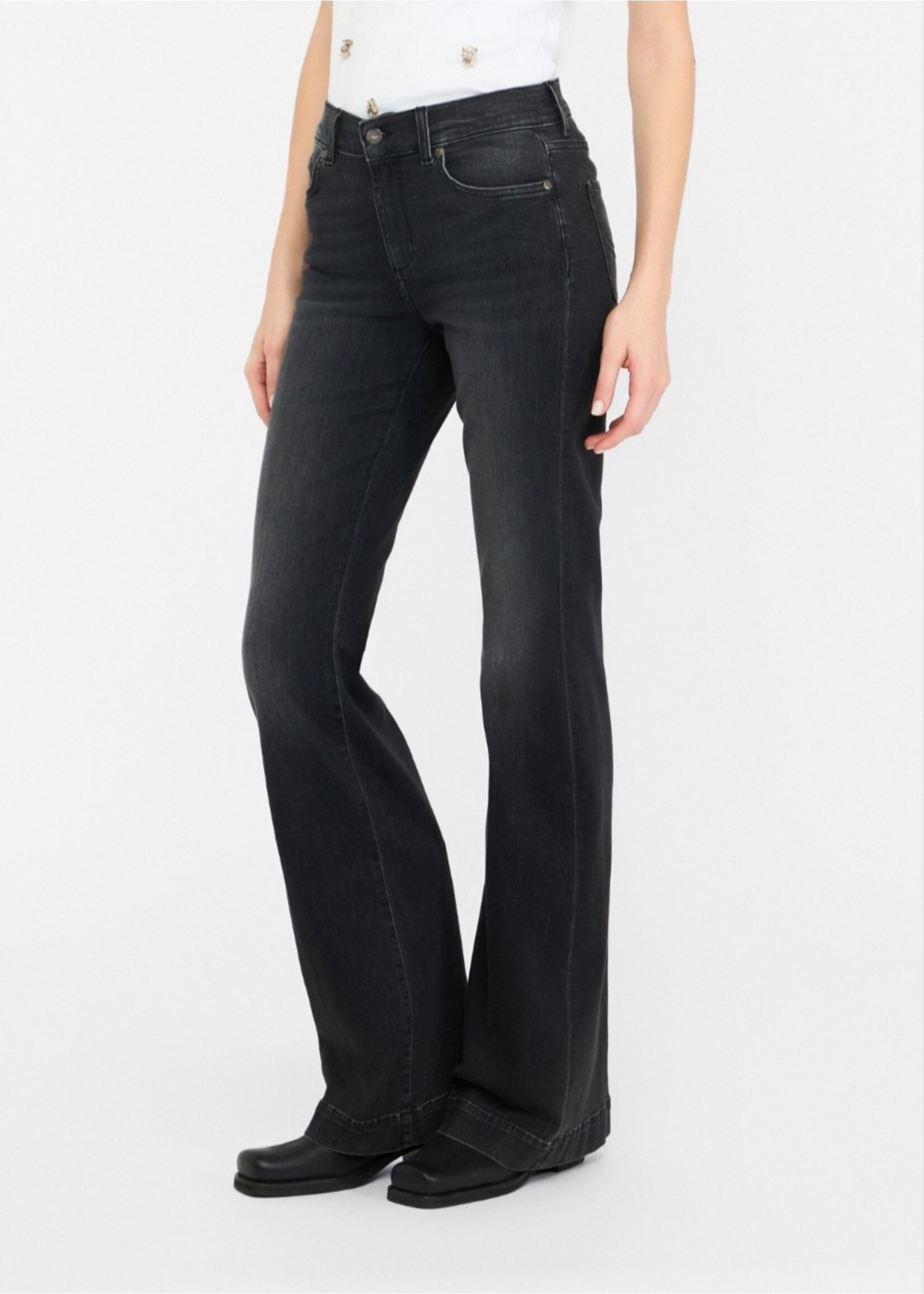 LIU JO PANTS UF5061 DS615 BLUE FEEL