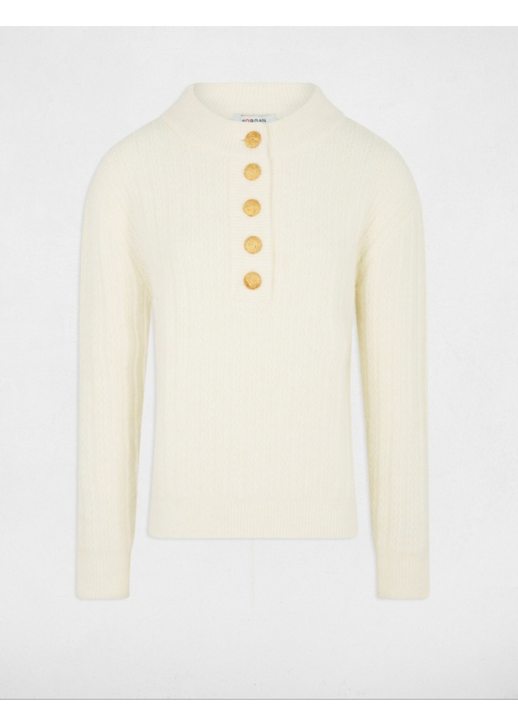 MORGAN PULL STAND-UP COLLAR IVOOR 252-MESANGE