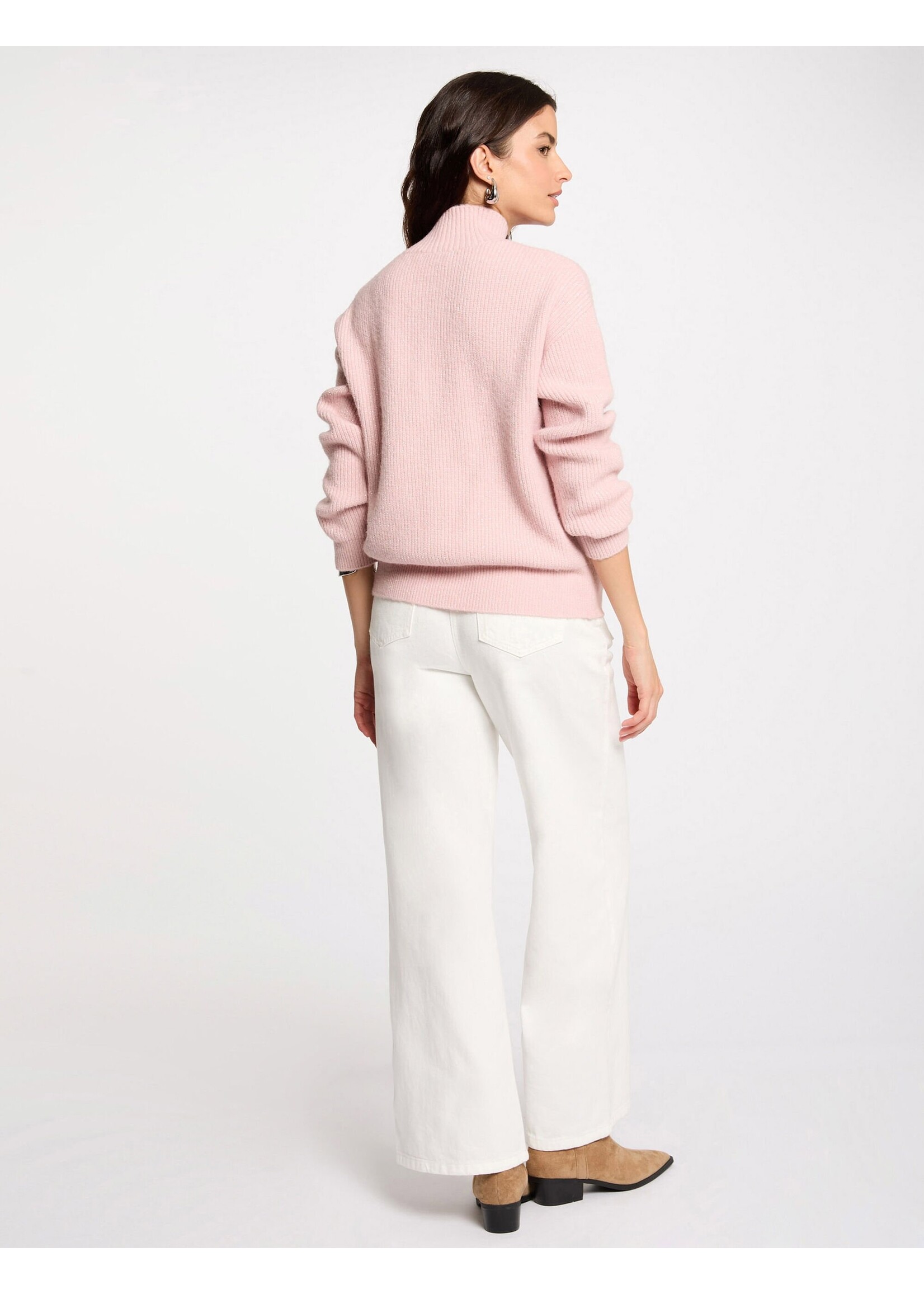 MORGAN SWEATER DIAMAND HART MSTORI ROSE CLAIR