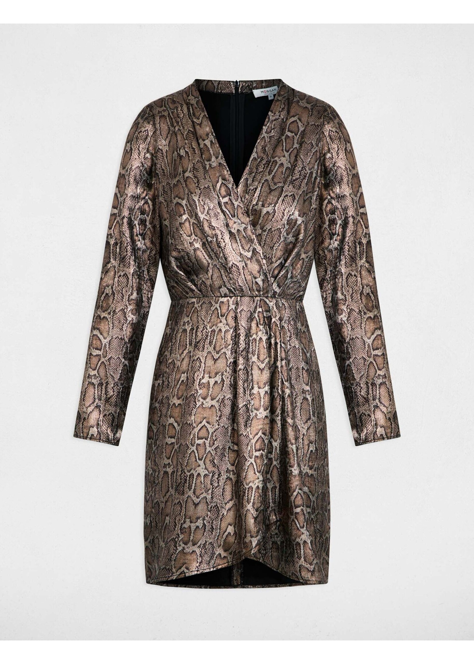 MORGAN DRESS SNAKE PRINT 252-RIBIL.F