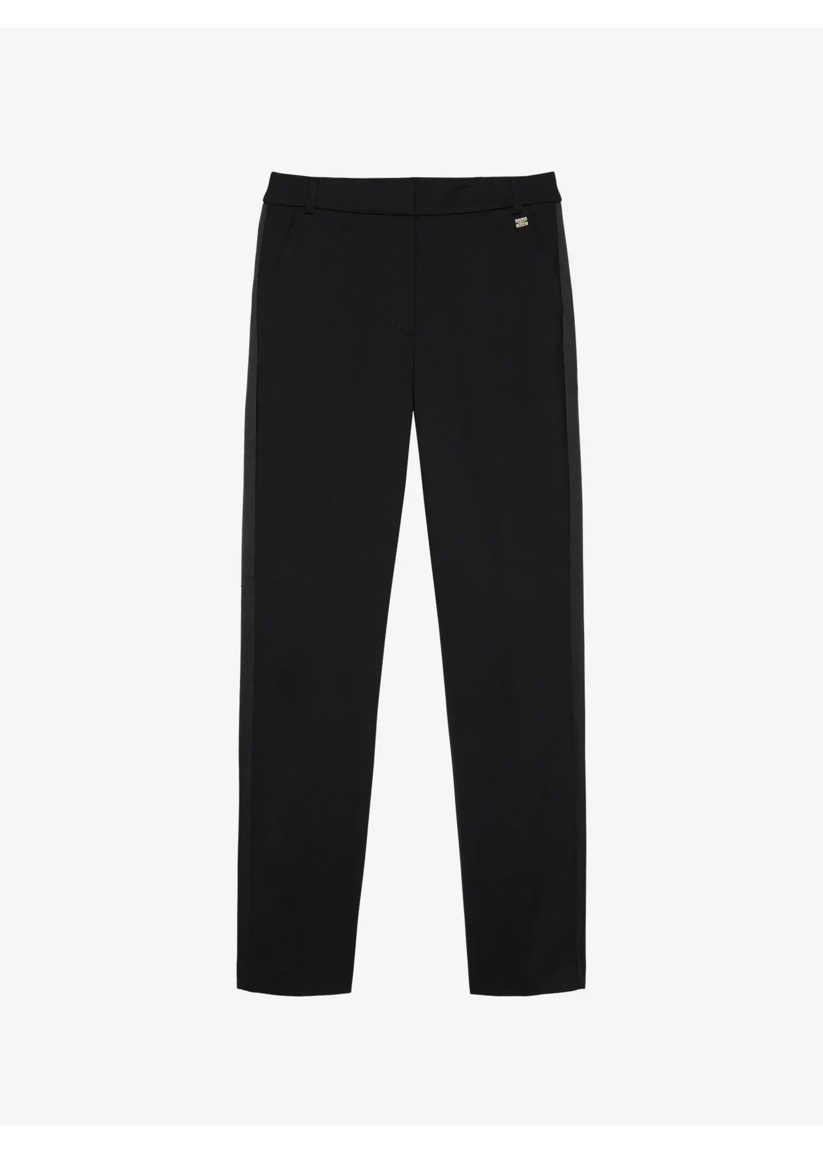 NIKKIE OROVILLE TREGGING KNOOPDETAIL BLACK N2-775 2601