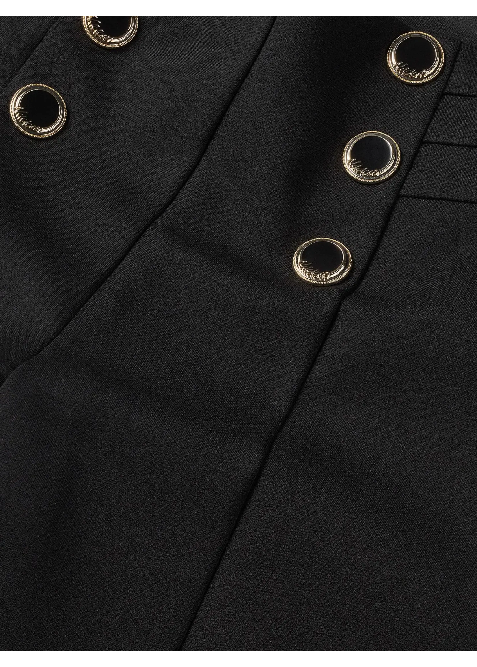 NIKKIE OROVILLE TREGGING KNOOPDETAIL BLACK N2-775 2601